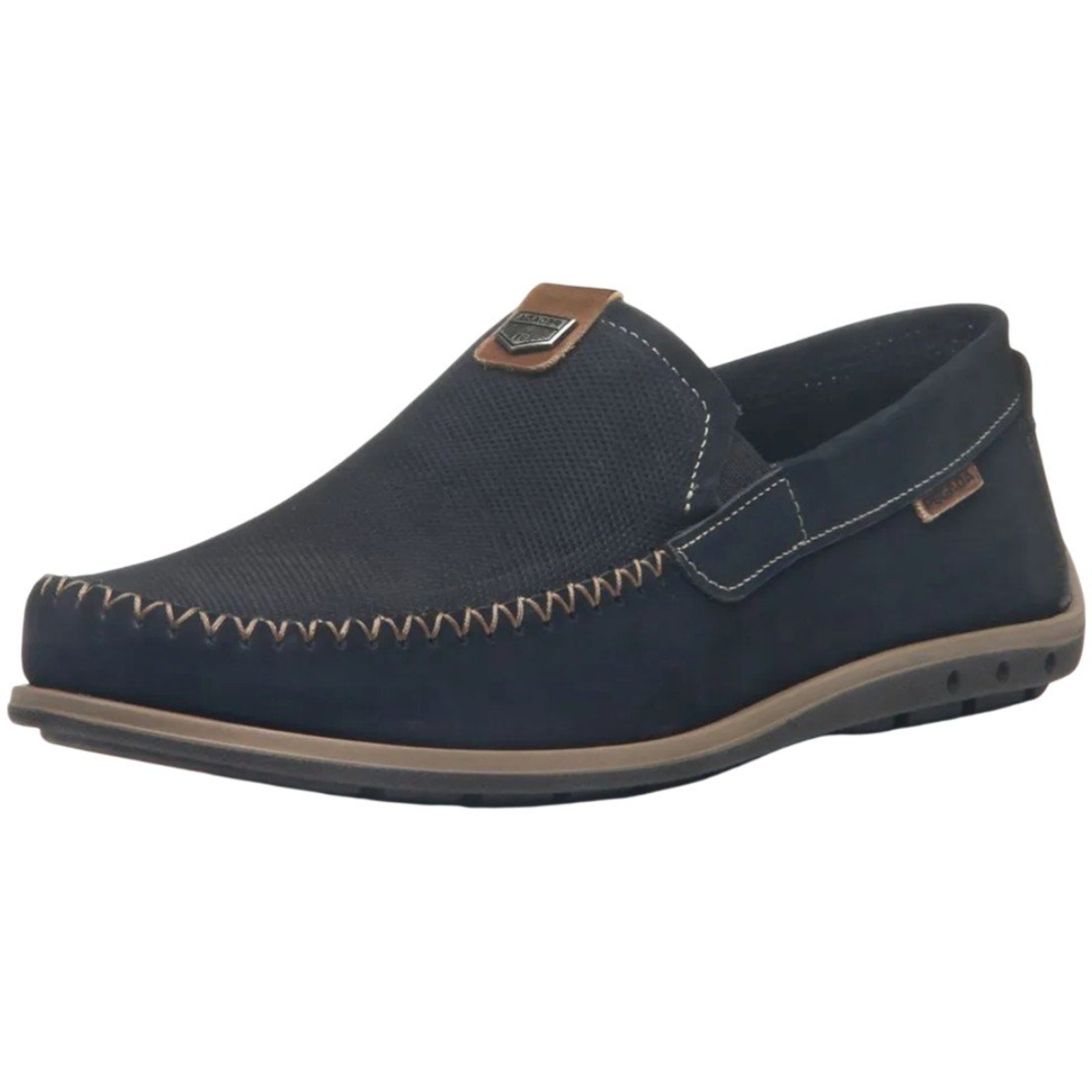 Mocassim Masculino Couro Resistente Conforto Elegante Pegada