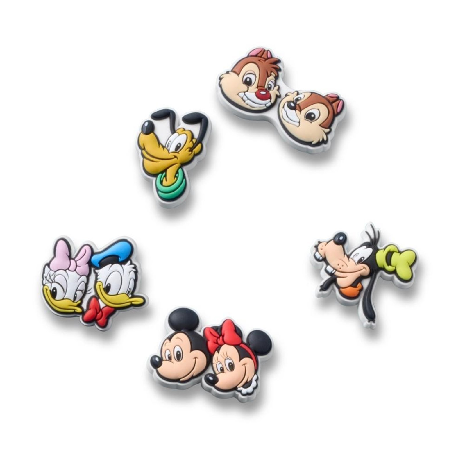 Vista 2 Infantil - Jibbitz™ Mickey and Friends Pack com 5 Peças Crocs branco