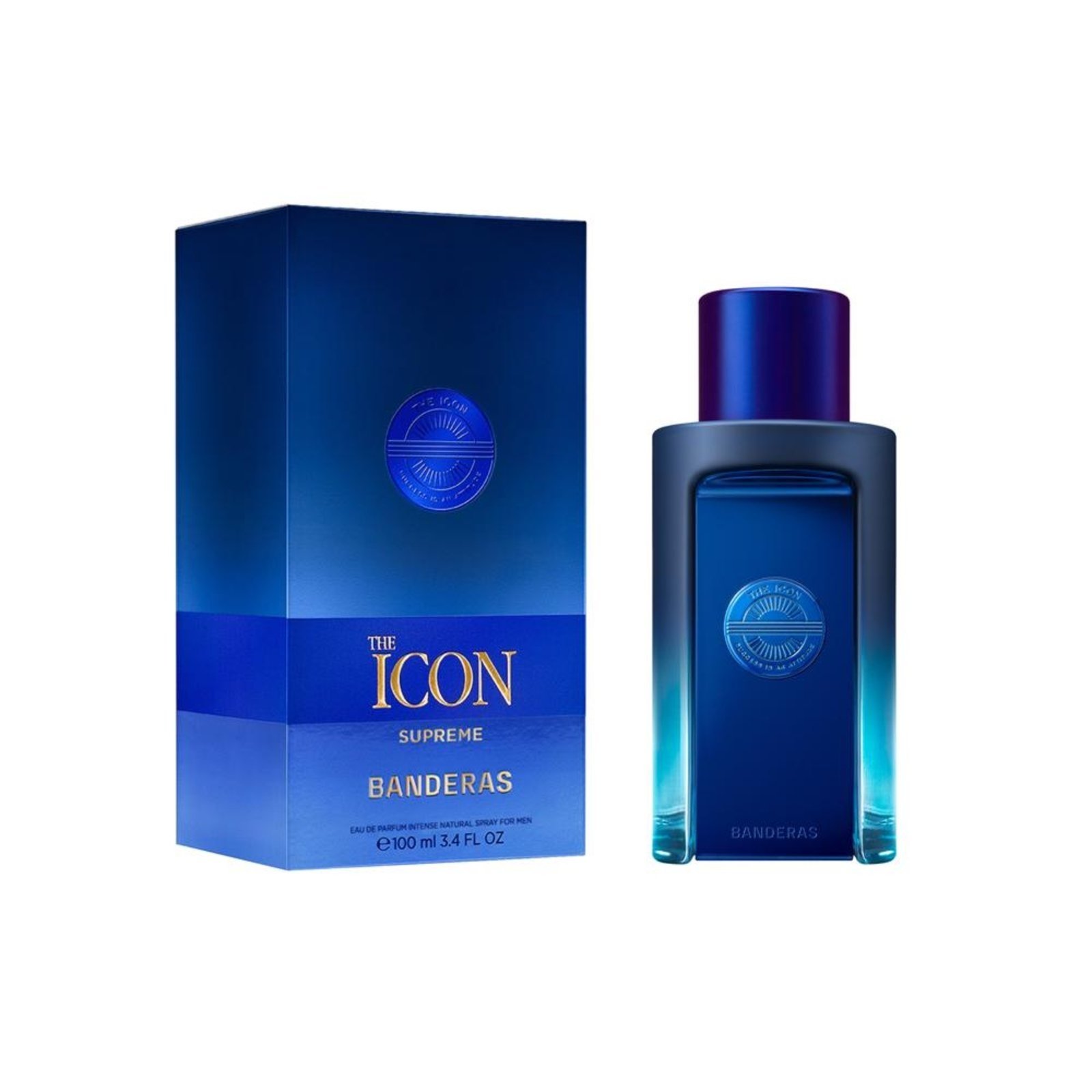 Vista 3 Banderas The Icon Supreme Edp Intense For Men 100Ml incolor Banderas incolor