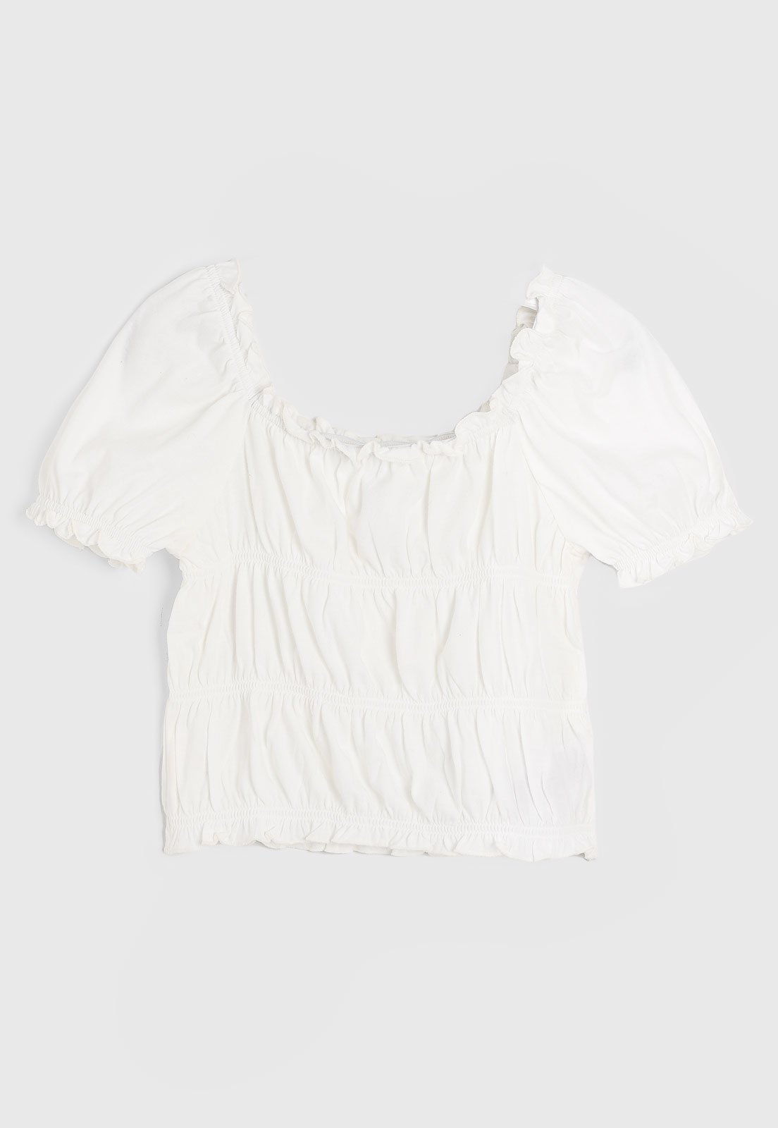 Infantil – Camiseta GAP Ciganinha Off-White