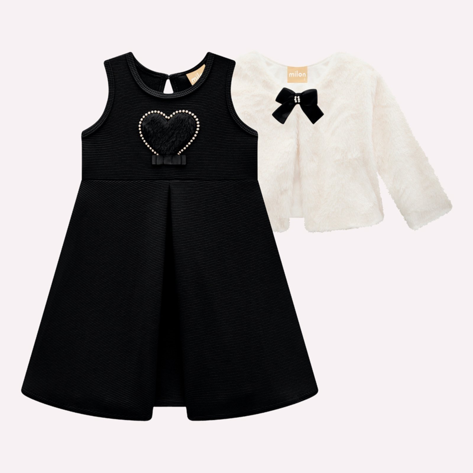Infantil - Conjunto Menina Bordado Milon