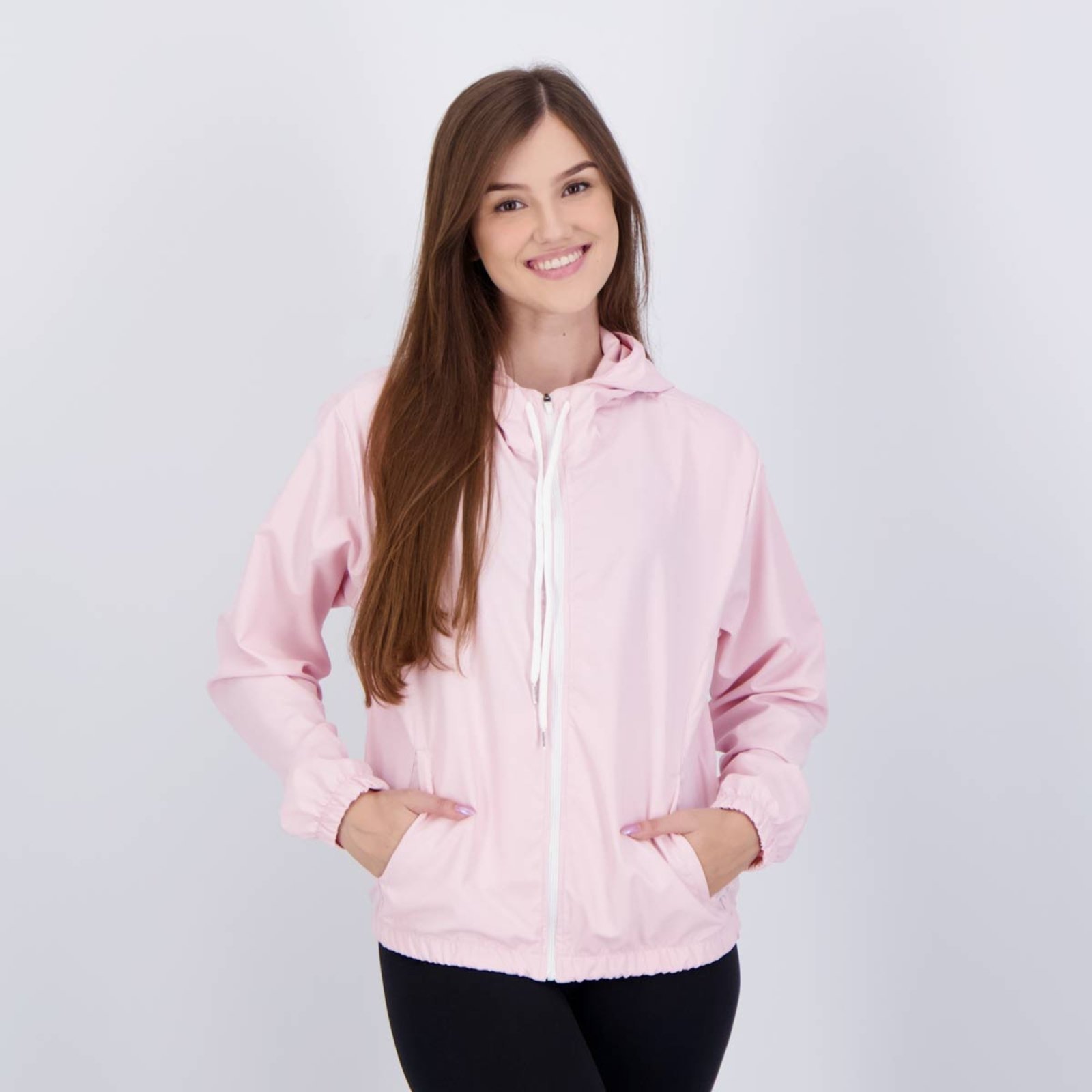 Jaqueta Selene Corta Vento Feminina Rosa