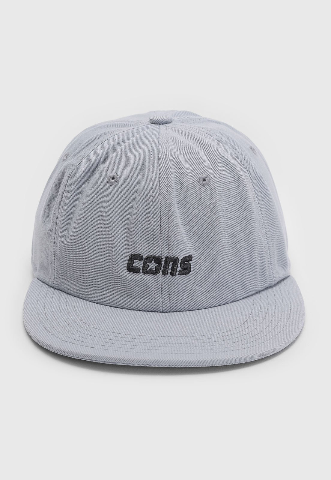 Vista 2 Boné Unissex Converse CONS 6 Panel Converse cinza