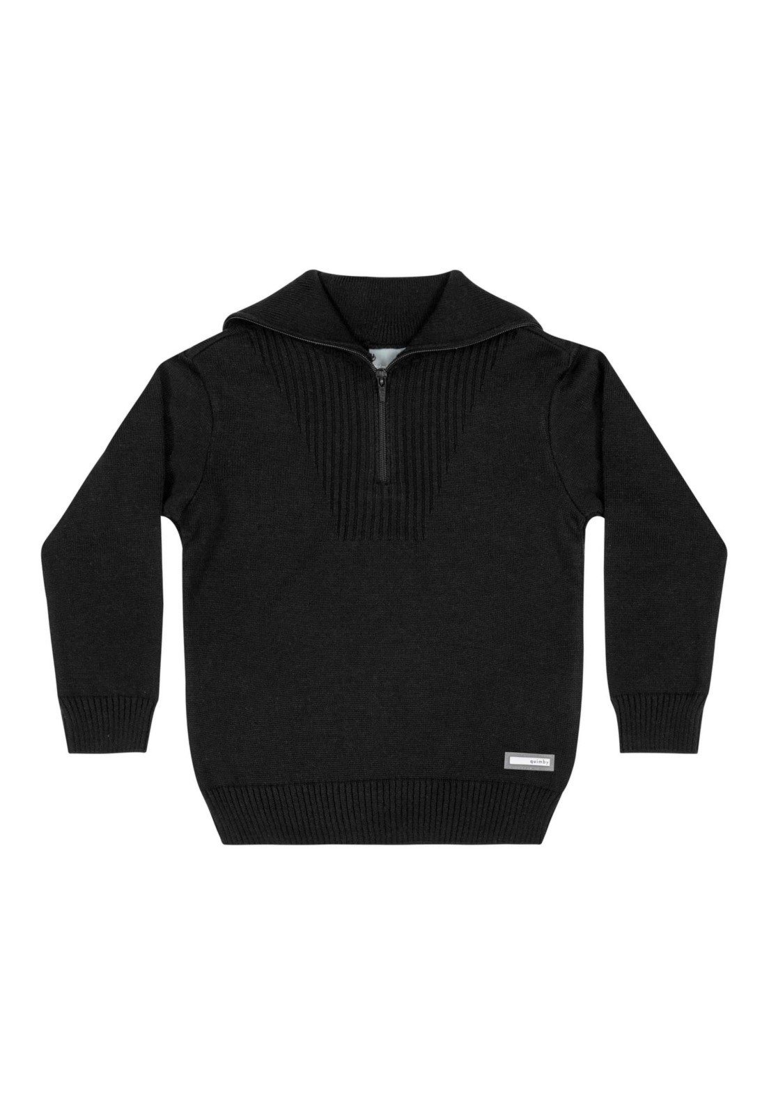 Infantil – Casaco em Tricô Menino Quimby Preto