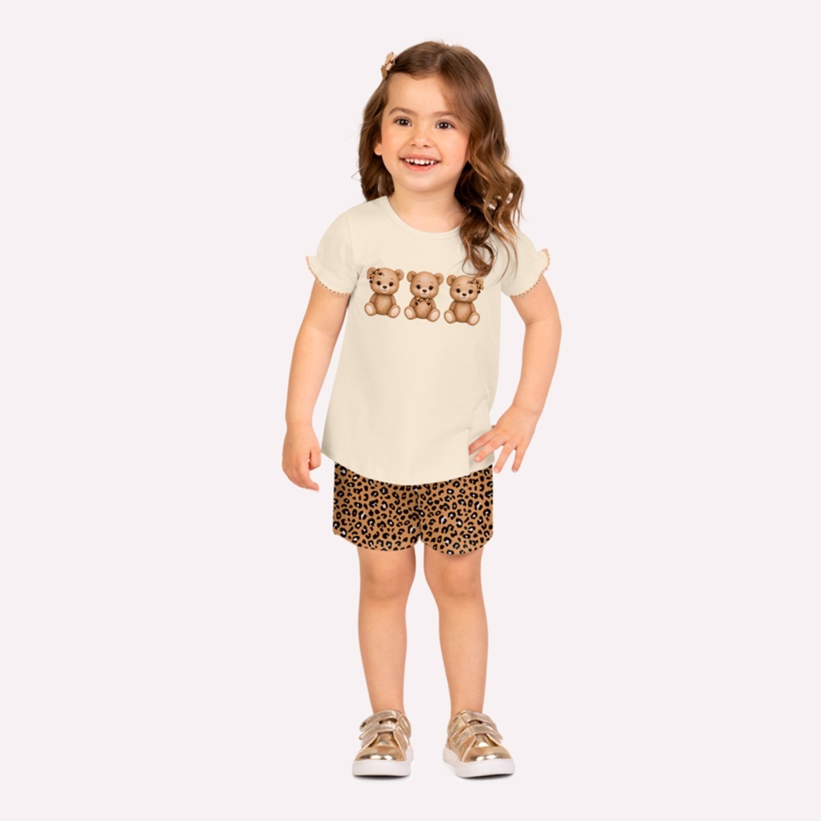 Infantil - Conjunto Menina Ursinhos Milon