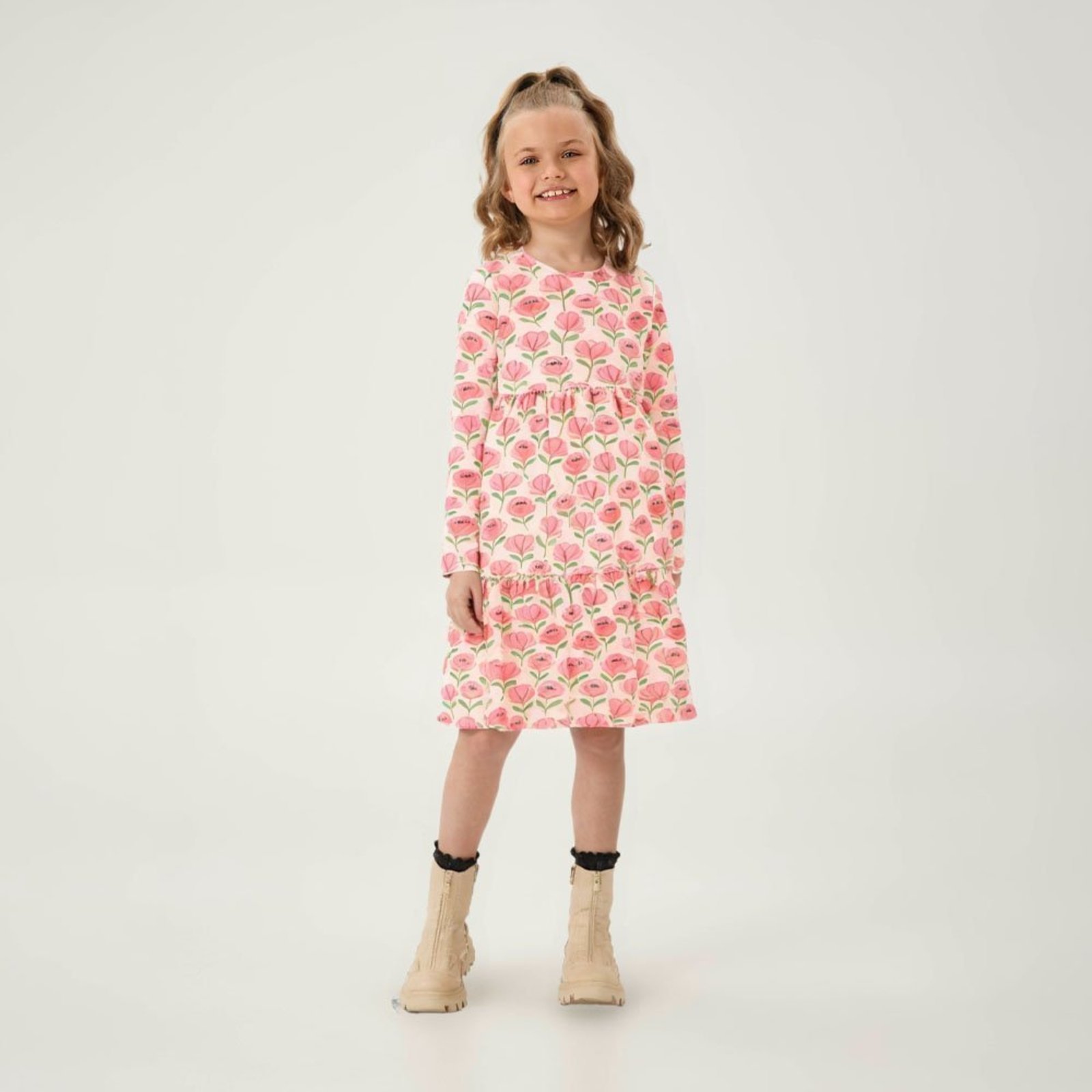 Infantil - Vestido Rosa Pulla Bulla Menina - 55329-1265