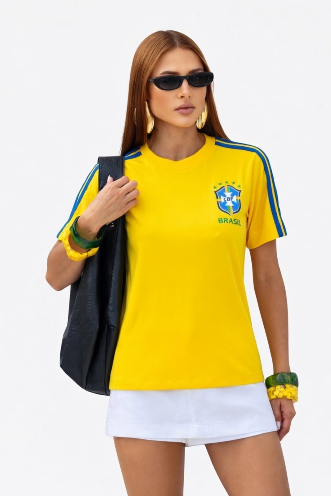 T Shirt D Bell Outlet Fashion Brasil Seleção Amarela