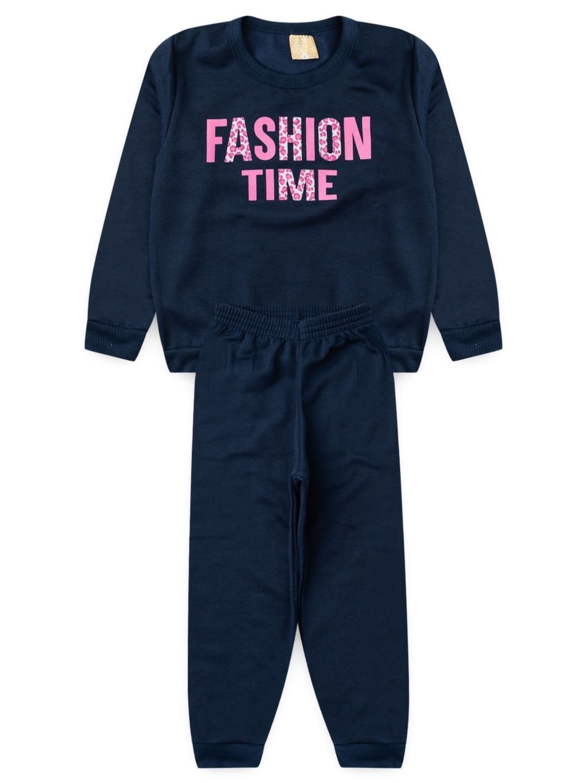 Infantil - Conjunto Platinum Hora Da Moda Azul Marinho