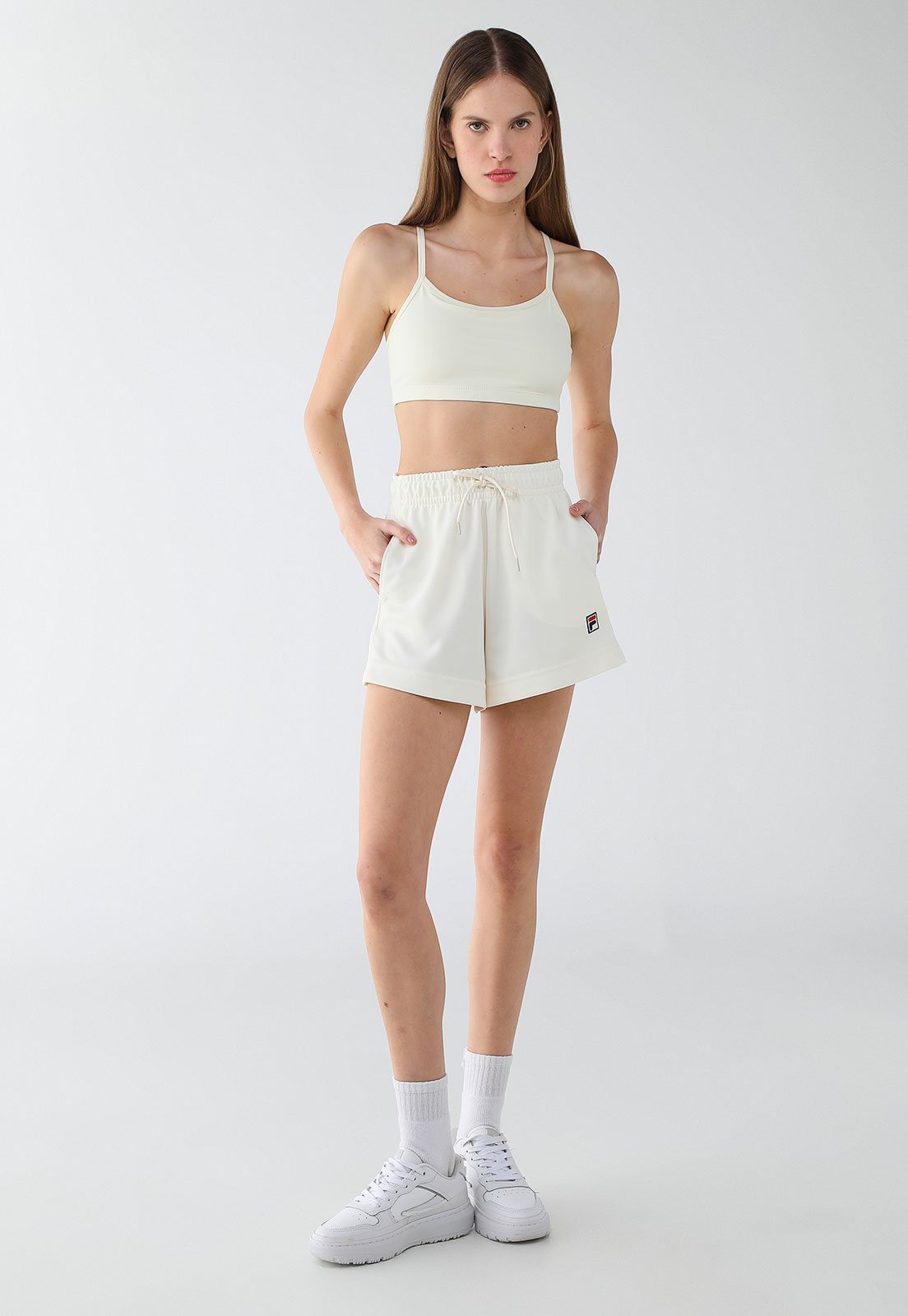 Vista 3 Shorts Feminino Fila Heritage Off-White off-white white Fila off-white white