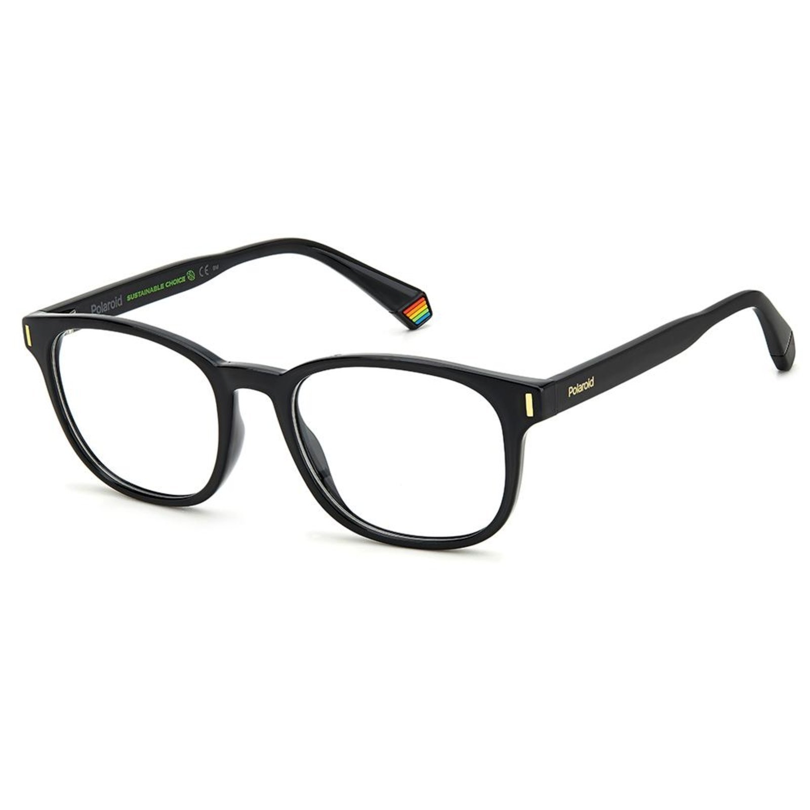 Armação de Óculos Polaroid Pld D453 807 – 52 Preto