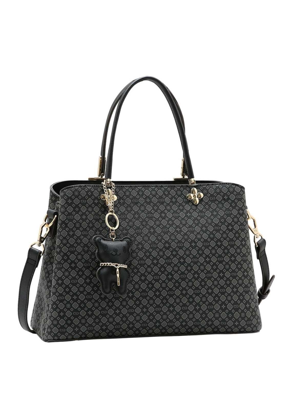 Bolsa Feminina Chenson Mão Mini Monograma 3485788 Preto