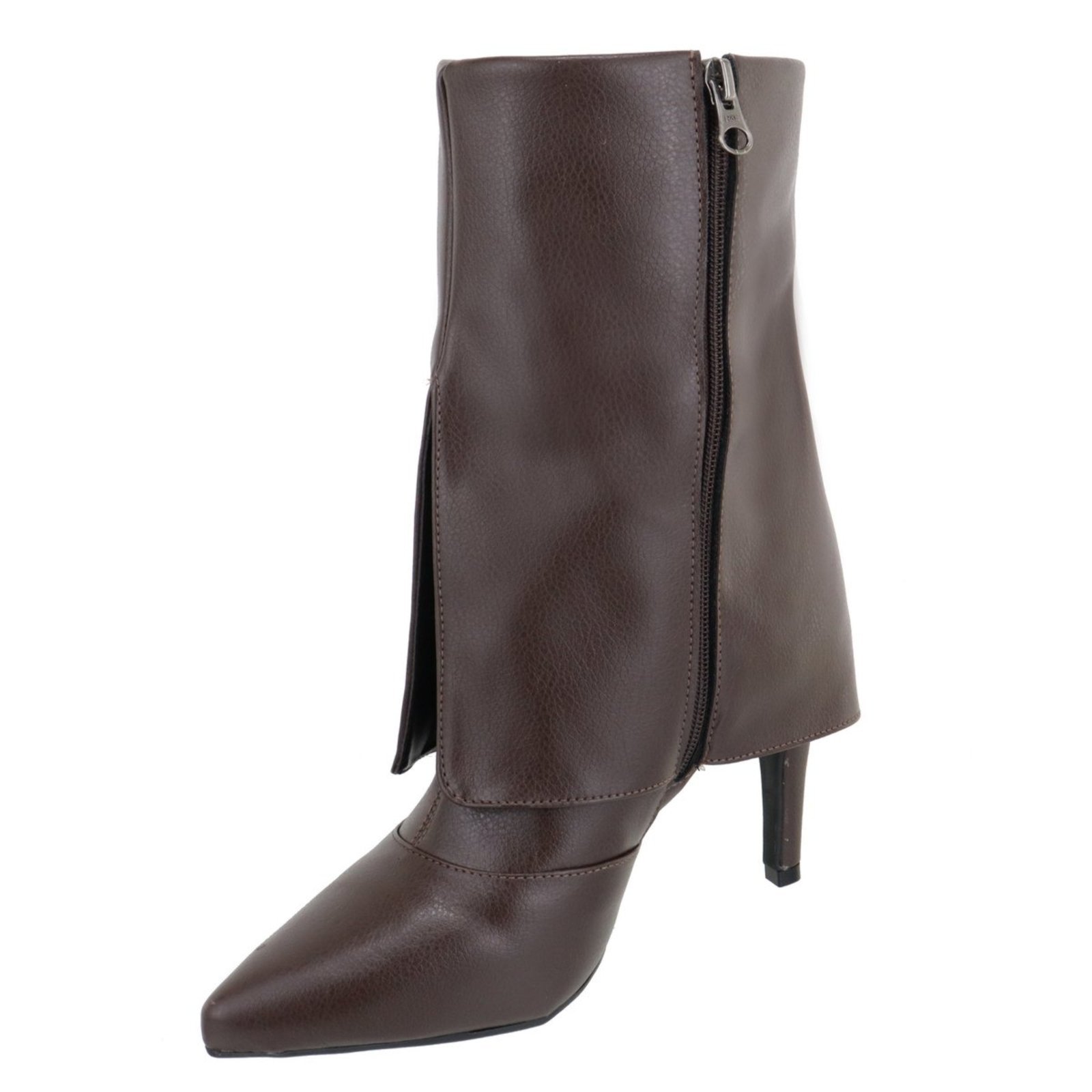Bota Feminina Sete Sales Estilo Botinha Capa Bico Fino 1795 Machiatto