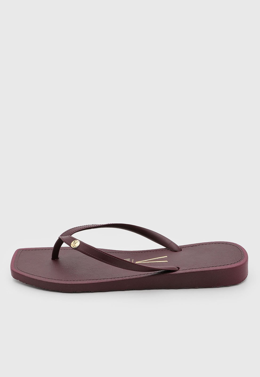 Chinelo Feminino Vizzano Tiras Finas Vinho