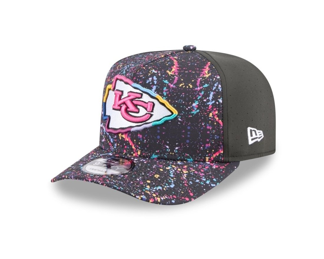 Bone New Era 9FIFTY A-Frame Kansas City Chiefs NFL Preto