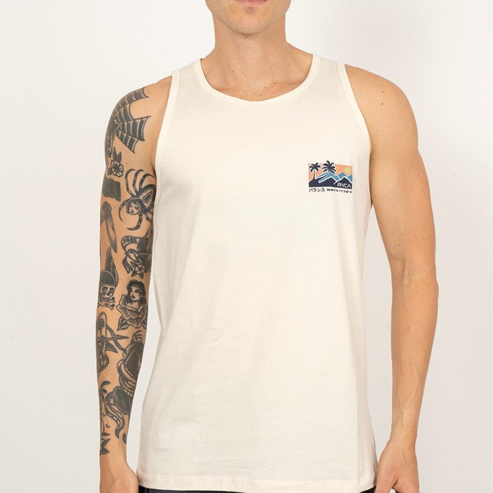 Regata RVCA Palm Trail SM26 Masculino Off White