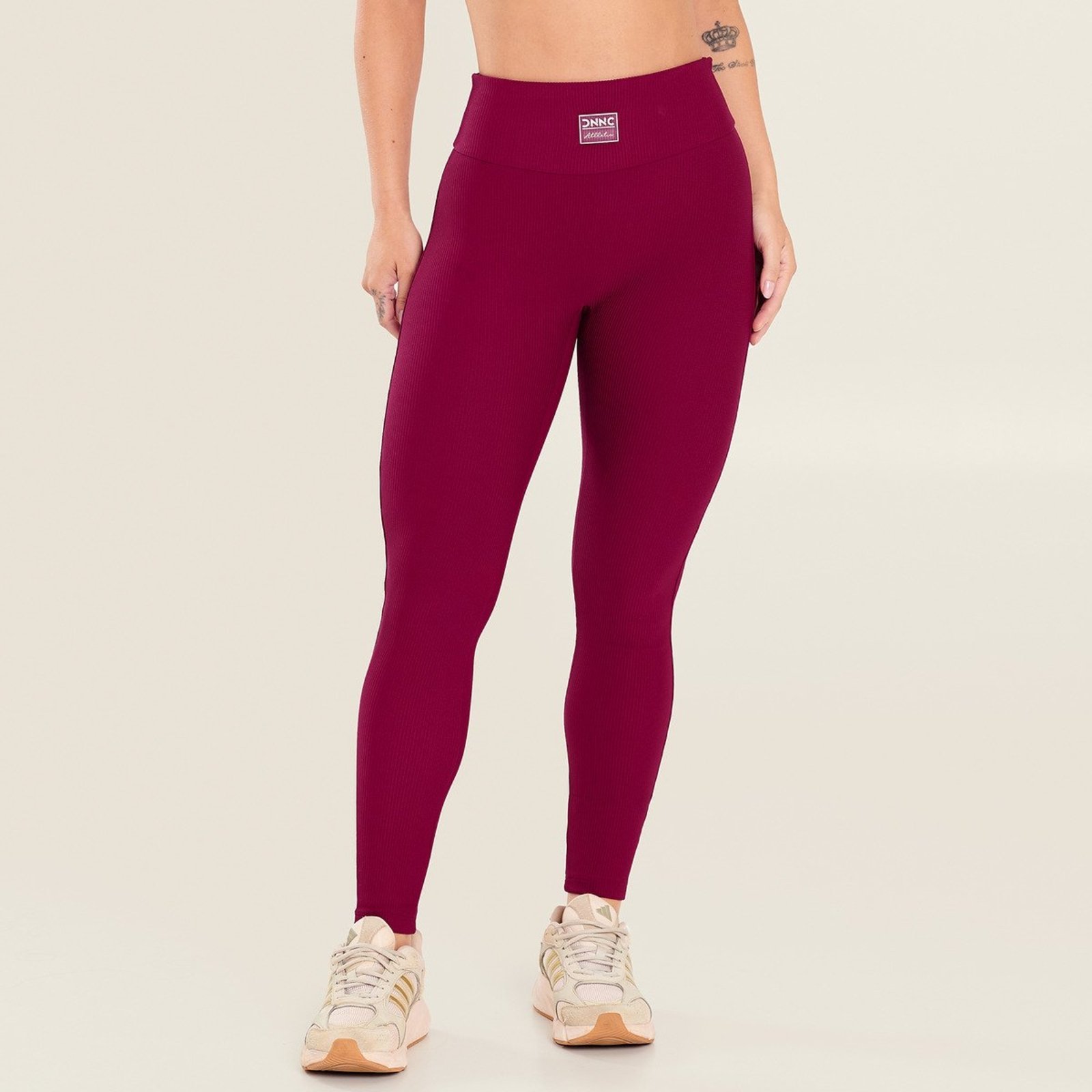 Legging Sem Gancho Frontal Vinho Scarpin Canelada Donna Carioca