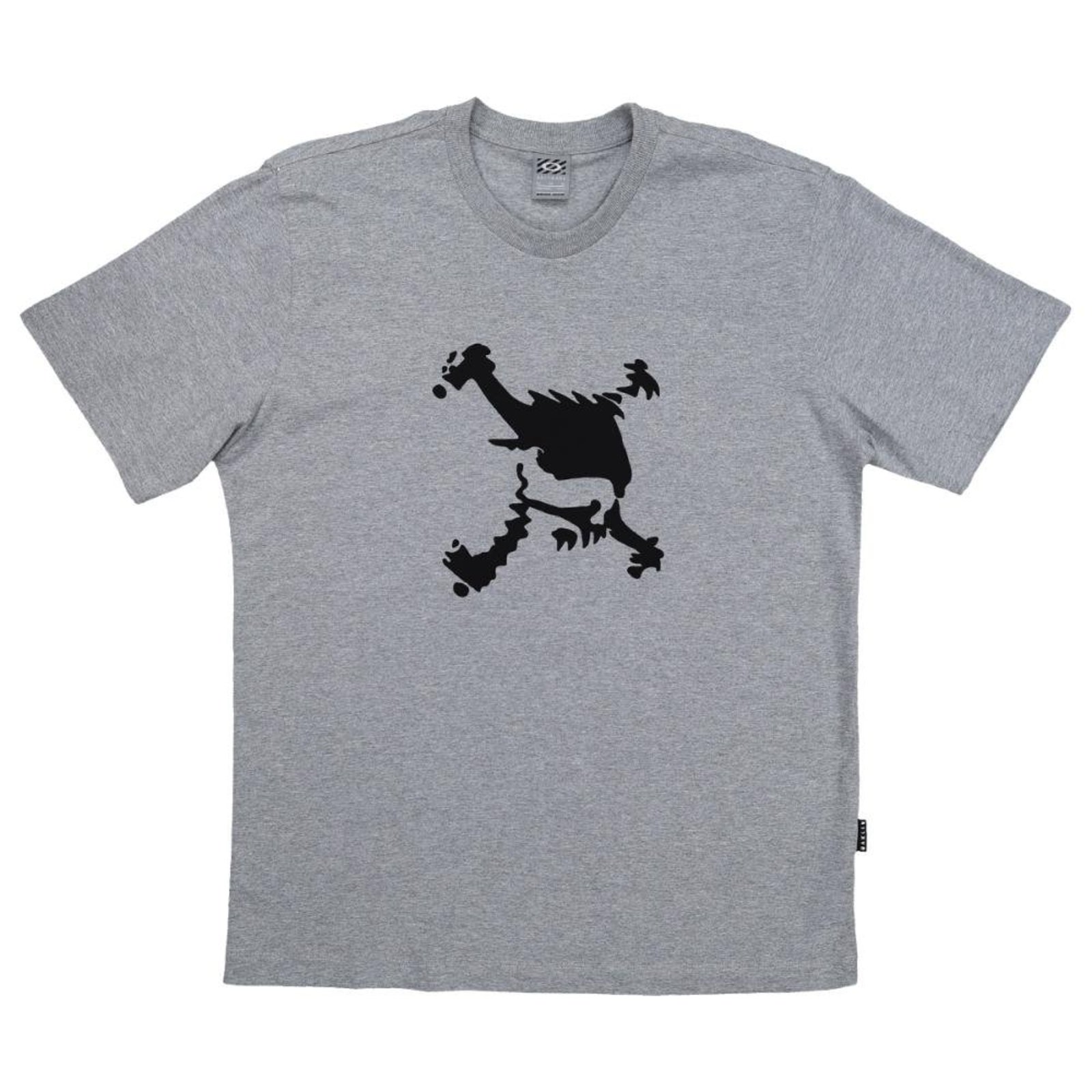 Camiseta Oakley Heritage Skull Logo Original - Blackout - GG Cinza