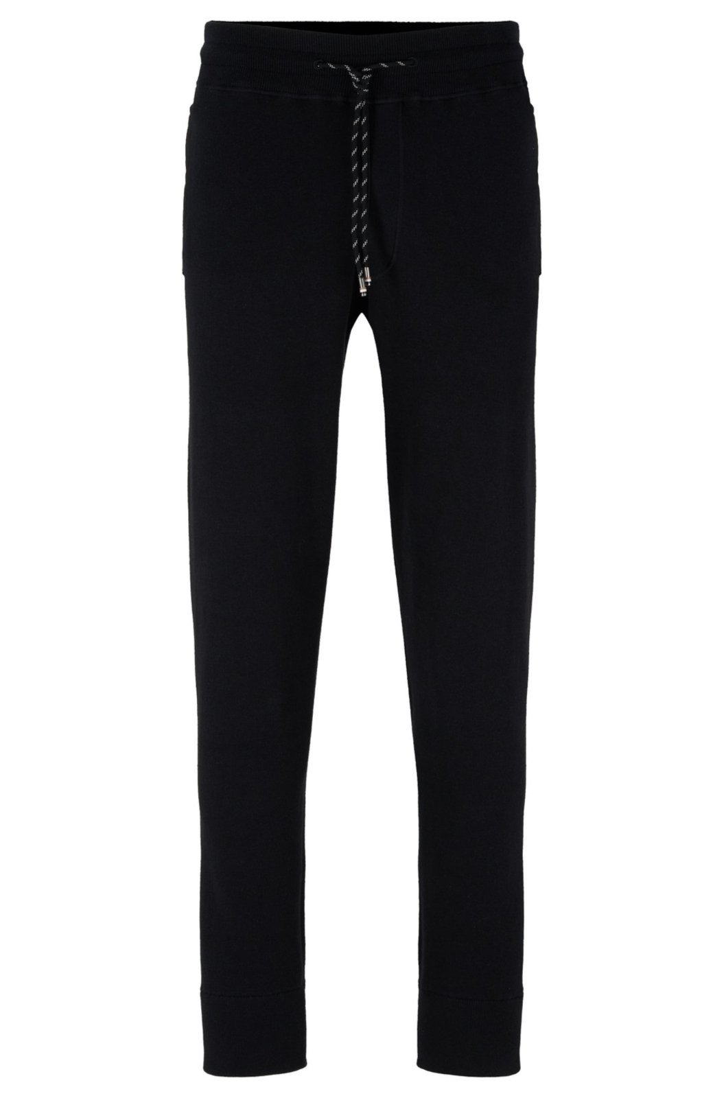 Calça Tracksuit Regular Fit Em Algodão E Lã Virgem