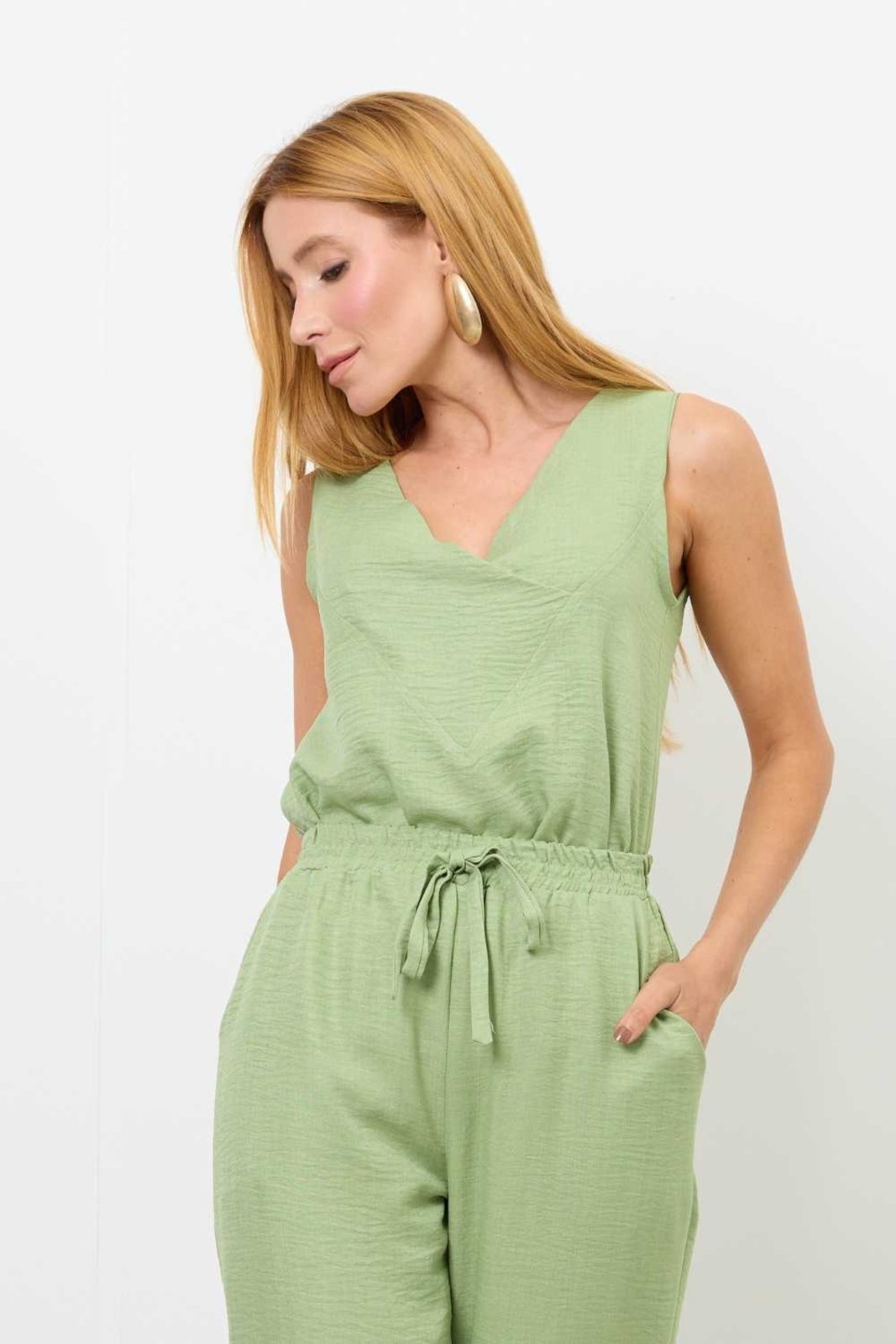 Vista 2 Regata Vanibele Crepe Mint verde Vanibele verde