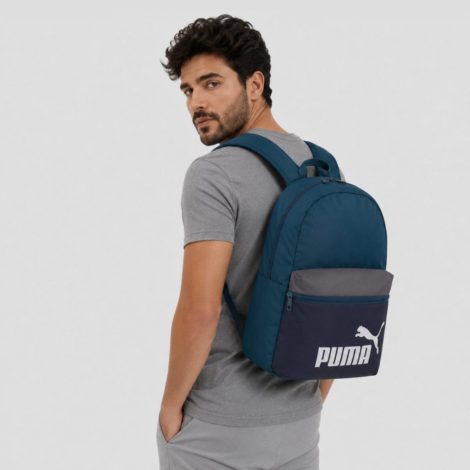 Mochila Puma Phase Color Block BP Azul