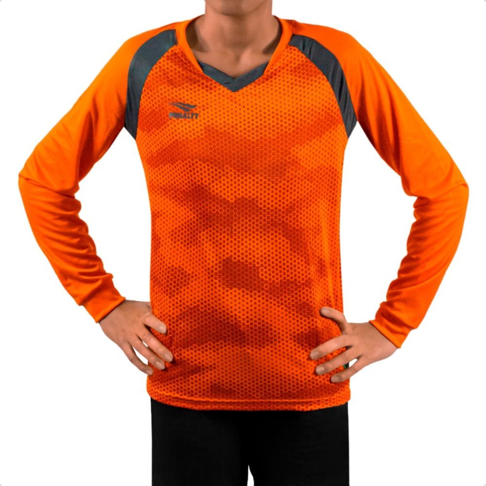 Camisa Penalty Goleiro Delta 127 Juvenil Laranja