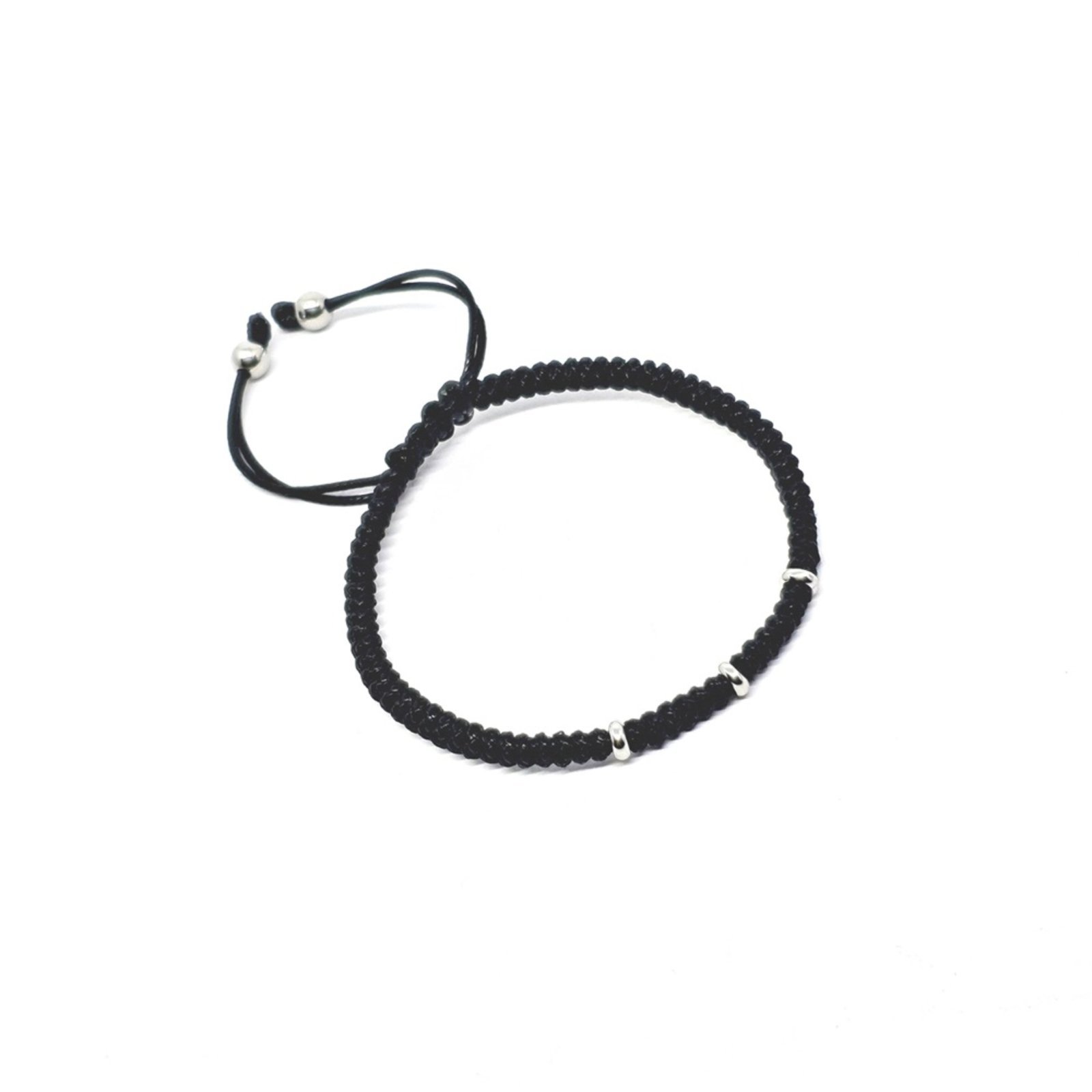 Pulseira de Corda Snake Colors Black
