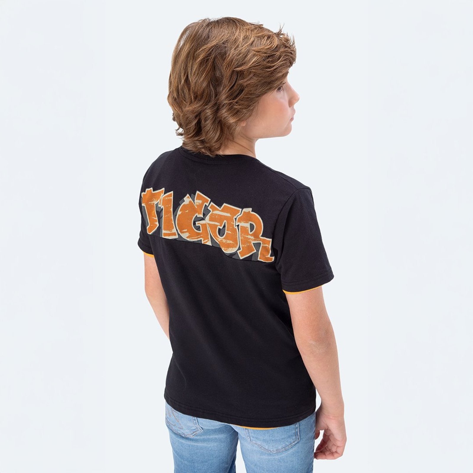 Infantil - Camiseta Manga Curta Menino Tigor T. Tigre