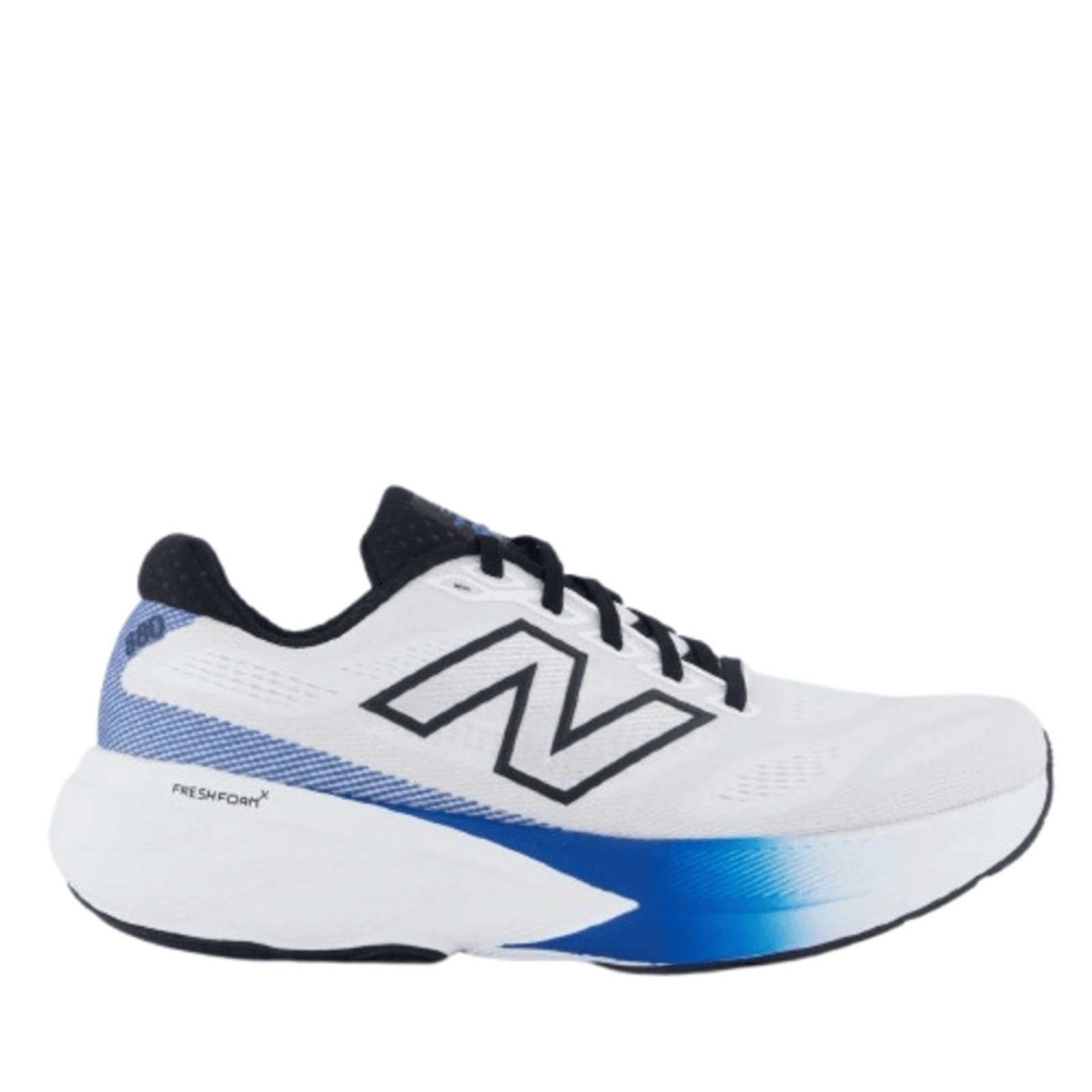 Vista 2 Tênis New Balance Fresh Foam X 880 V15 Masculino - Branco/azul branco azul New Balance branco azul