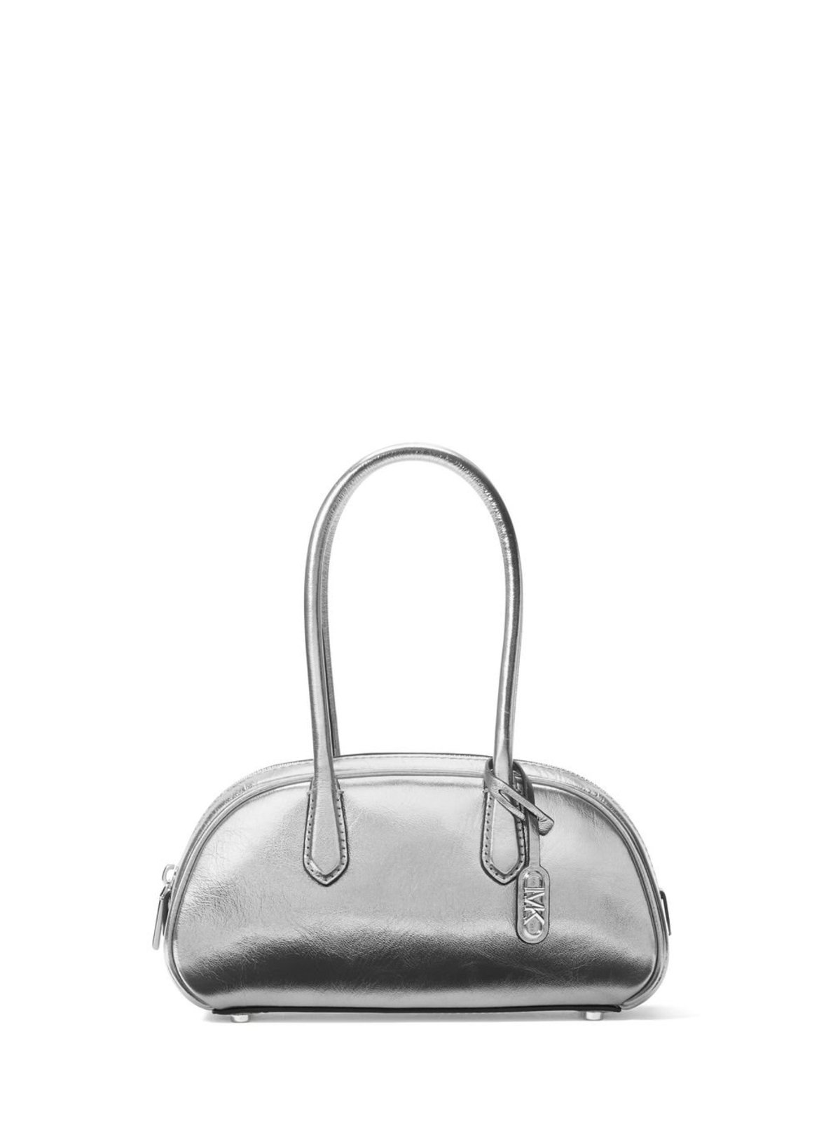 Vista 2 Bolsa Tiracolo Lulu Pequena De Couro 30F4s1us5m040 prata prata
