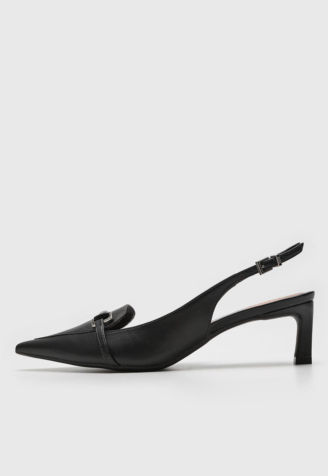 Scarpin Slingback Santa Lolla Bridão Preto