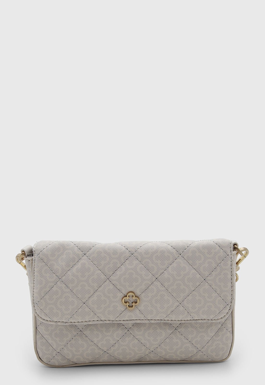 Bolsa Feminina Capodarte Média Design Matelassê Bege