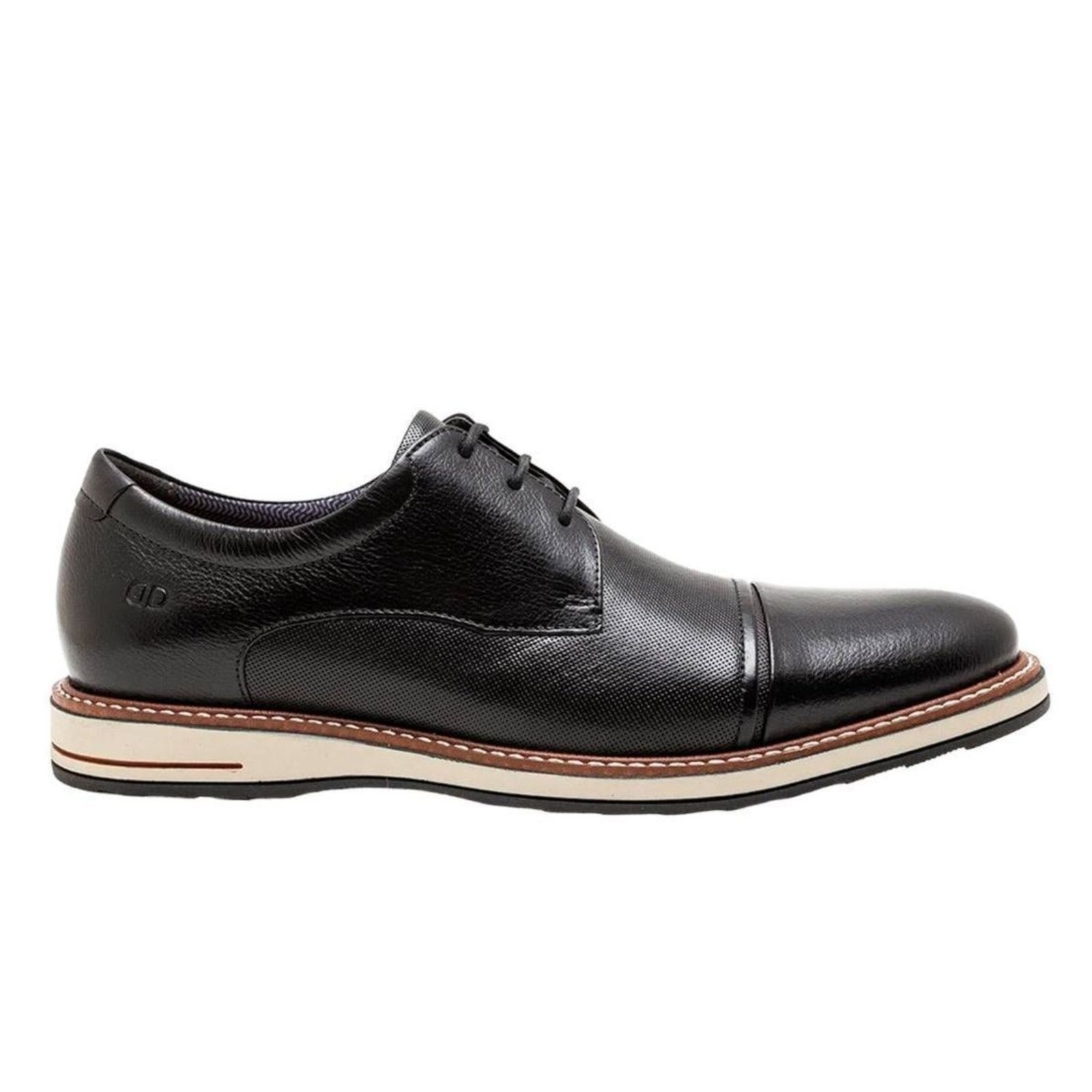 Sapato Democrata Metropolitan Oliver Masculino - Preto - democrata