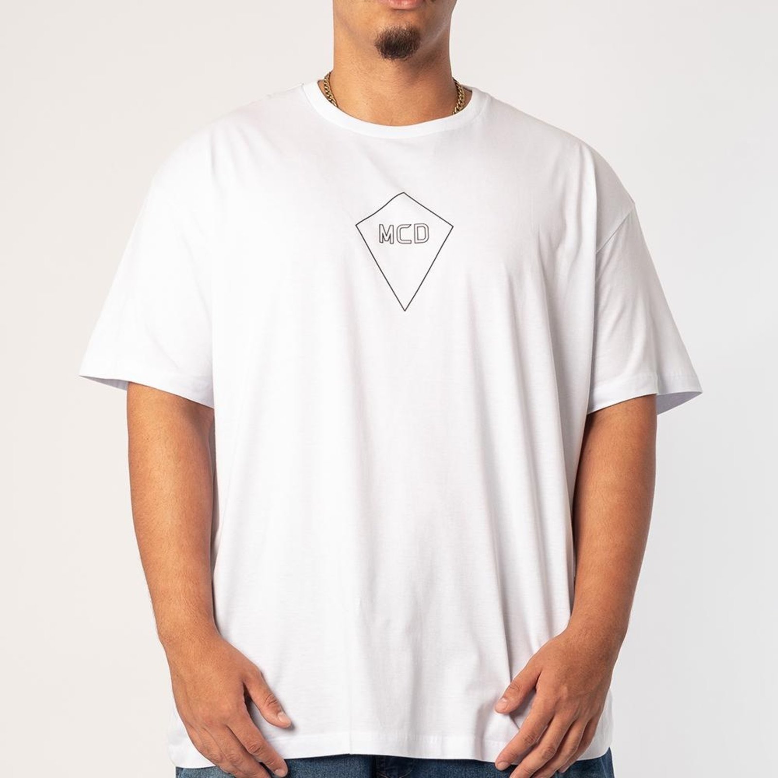 Camiseta MCD Oversized More Core Division Rel SM26 Branco