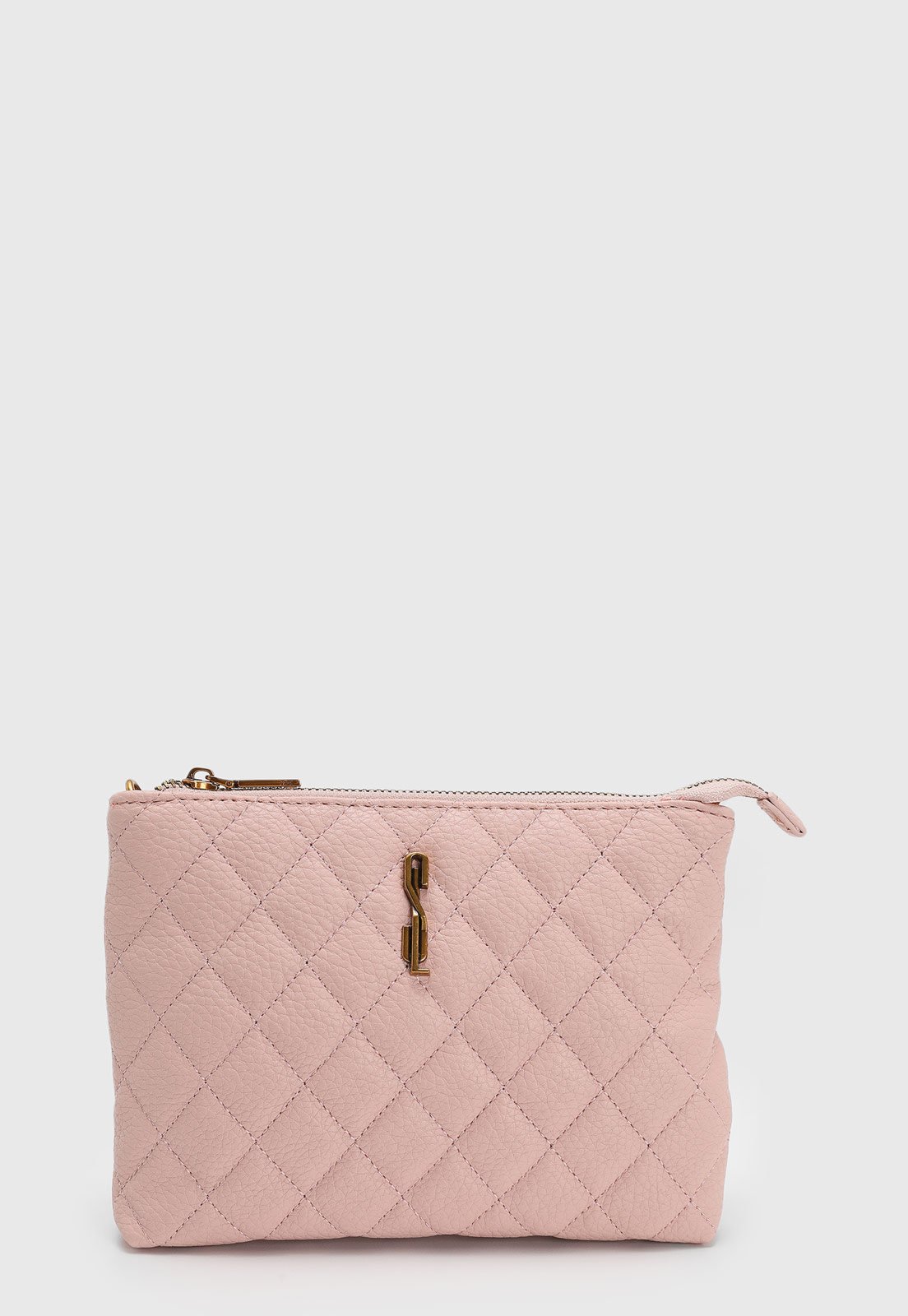 Bolsa Feminina Santa Lolla Matelassê Rosa Claro