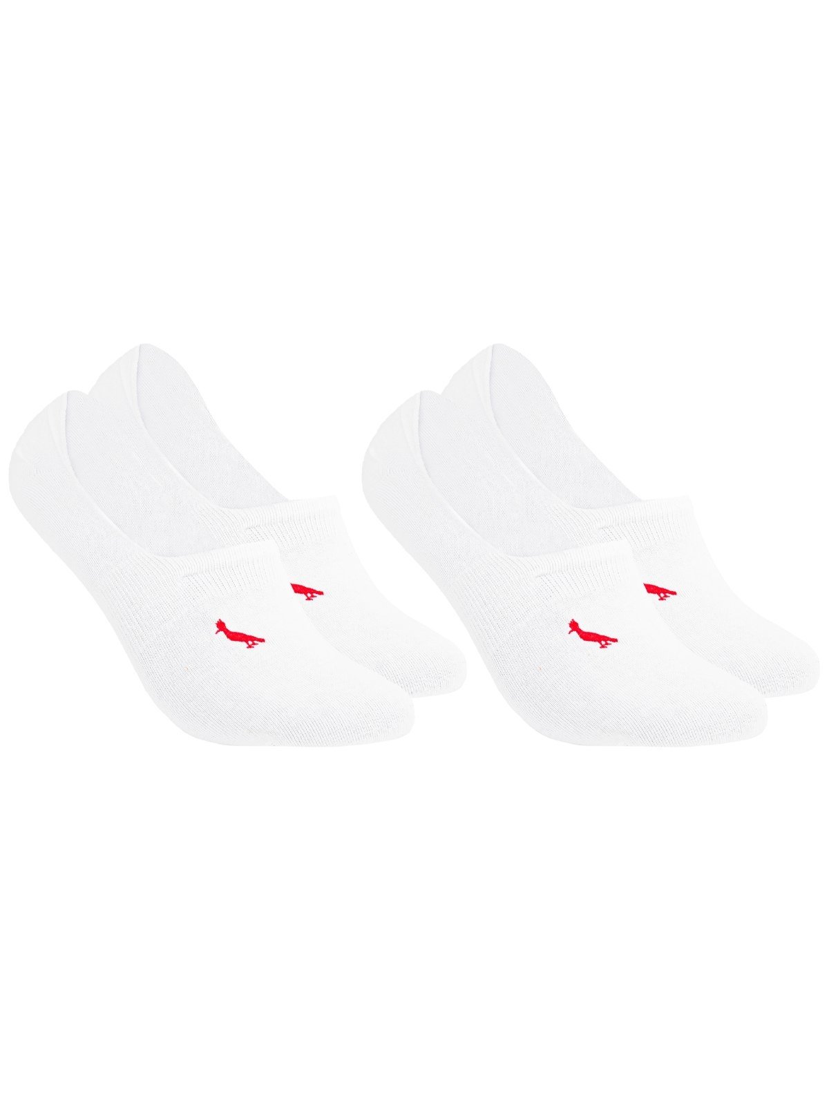 Kit 2 Meias Masculina Reserva RSV Sapatilha Basic Invisível Algodão Confortável Branco 6