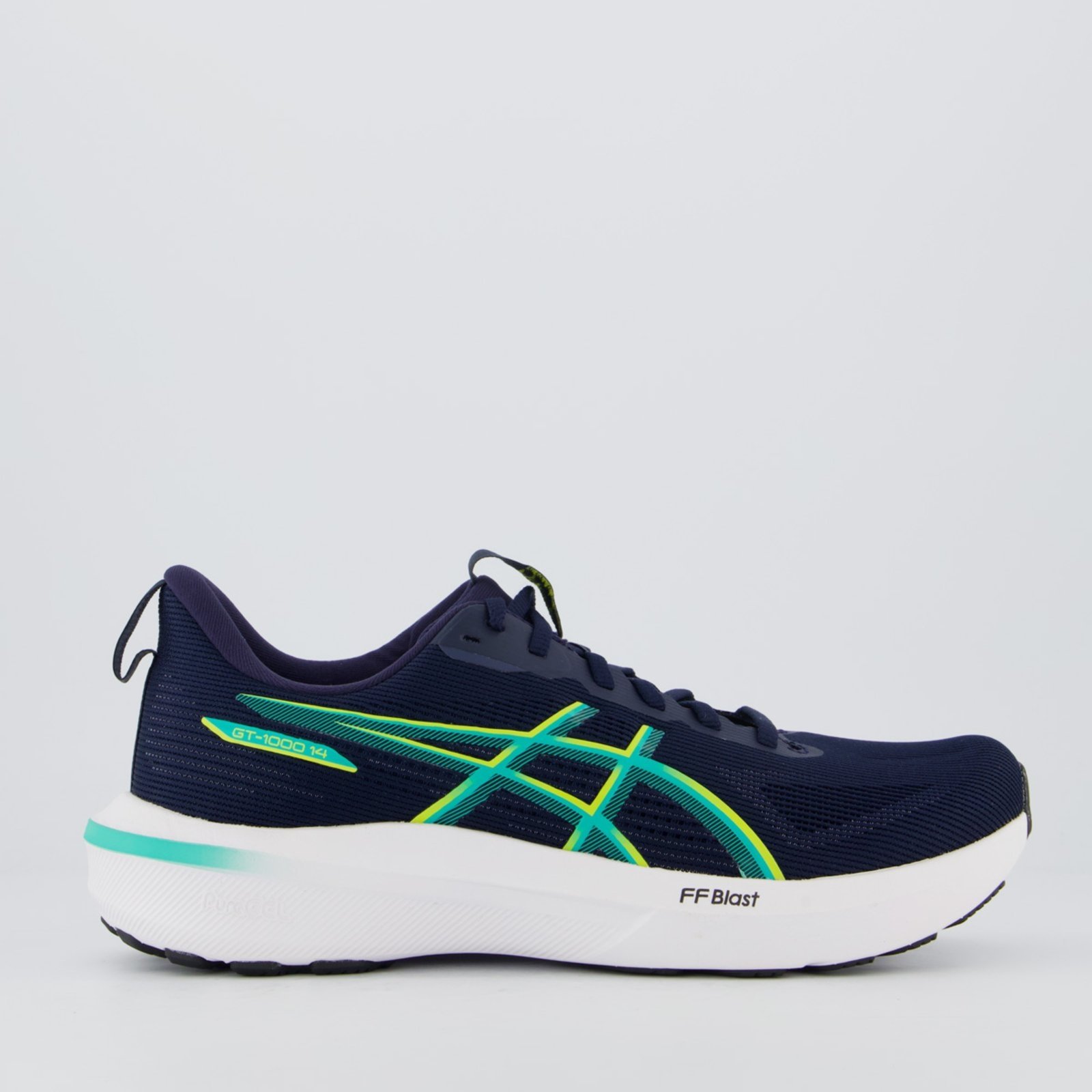 Tênis Asics GT 1000 14 Preto e Verde
