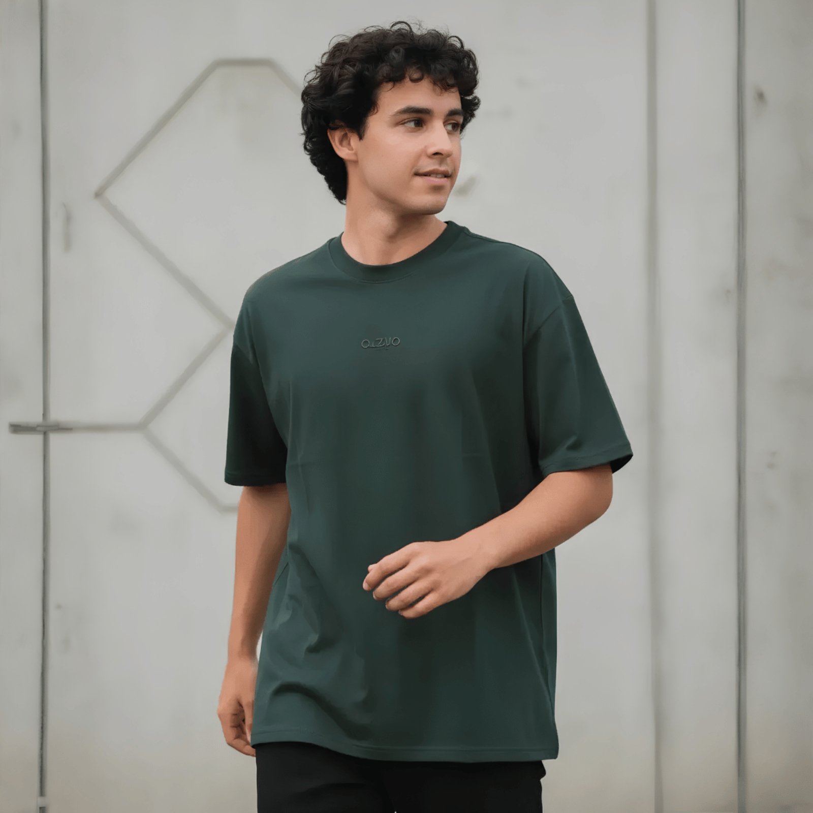 Camiseta Masculina Oversized Relevo Tech Gold Oceano