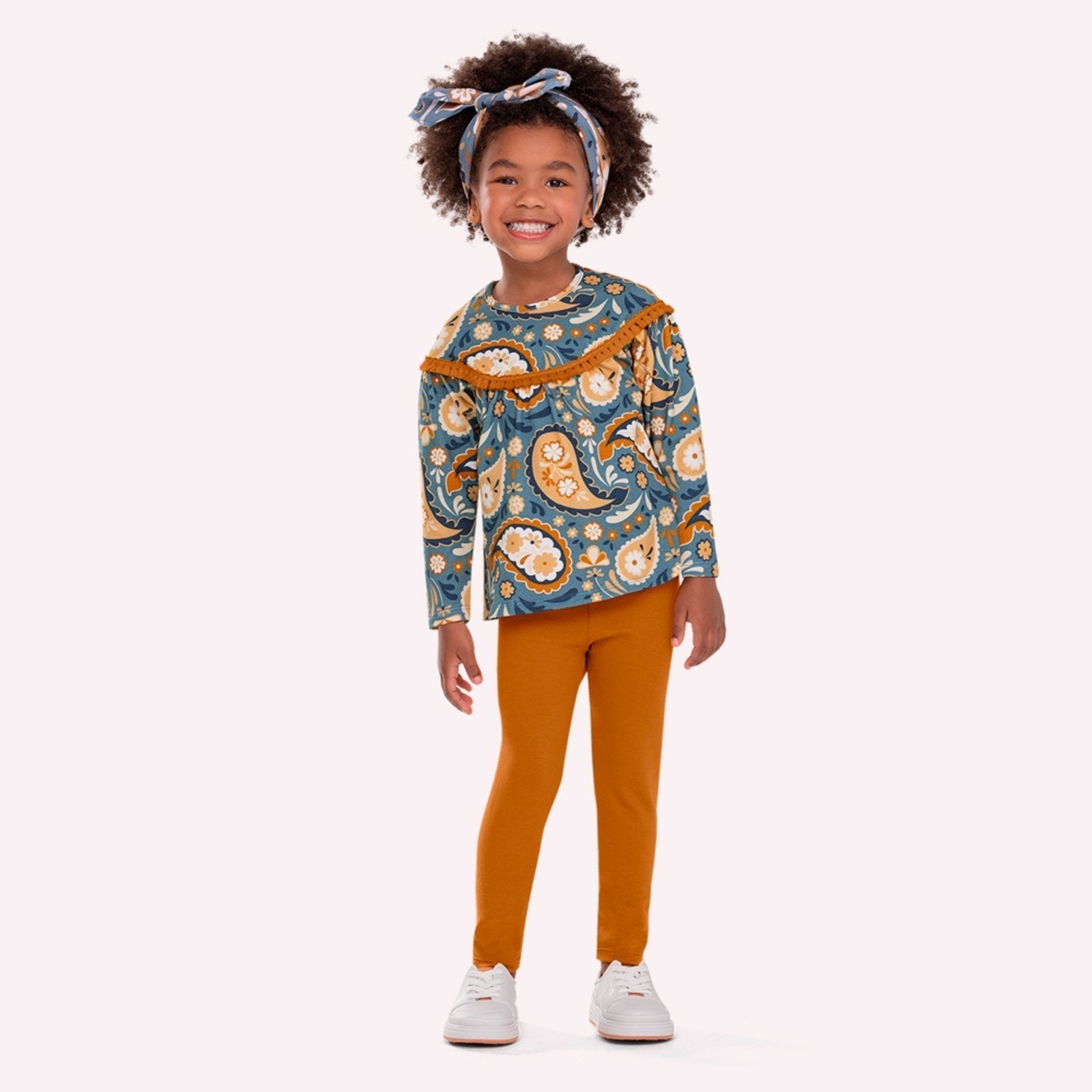 Infantil - Conjunto Menina em Cotton Nanai