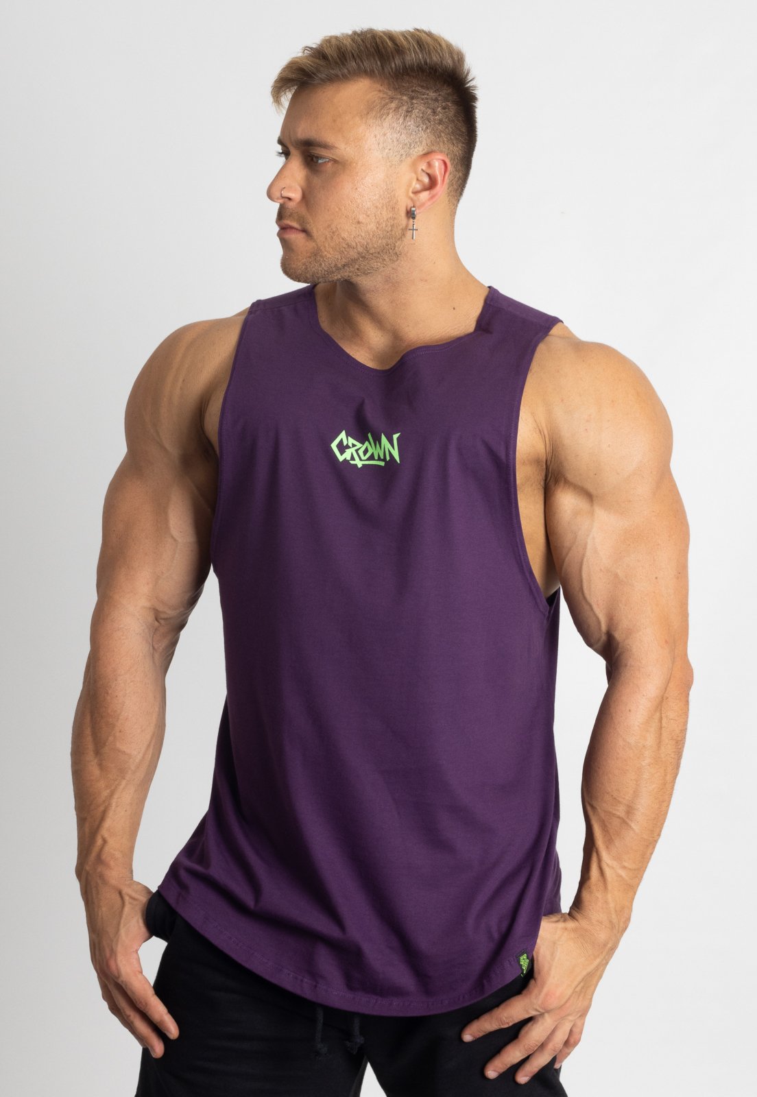 Regata Crown Training Tank Graffs Musculação Fit