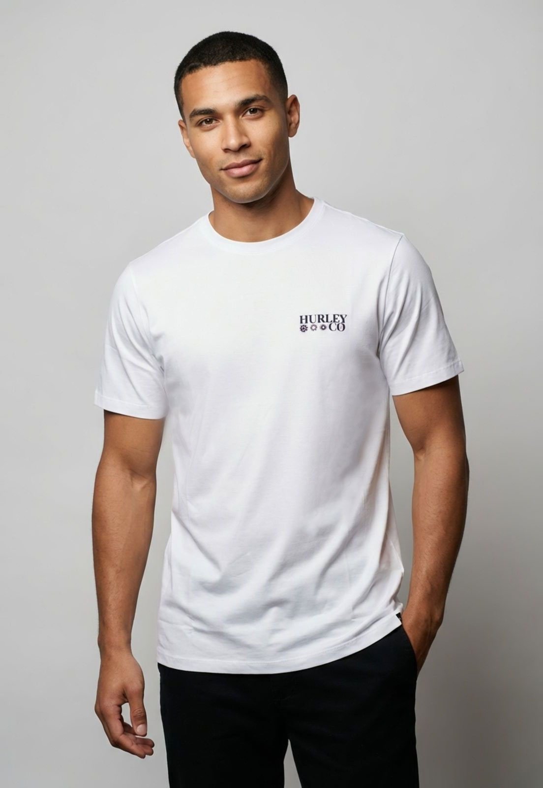 Camiseta Masculina Hurley Silk Simple Branca