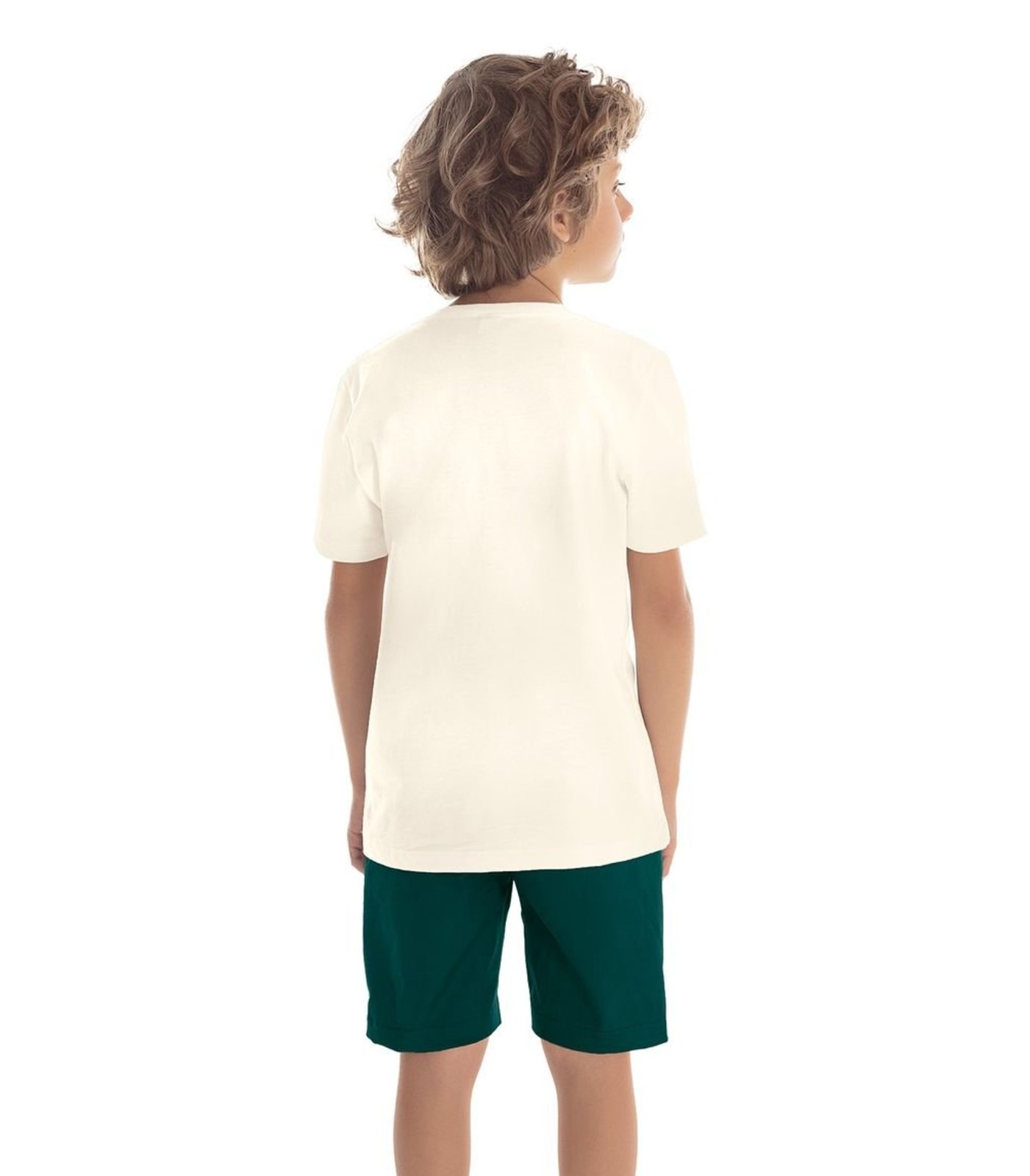 Vista 3 Infantil - Bermuda Menino Sarja Trick Nick azul Trick Nick azul