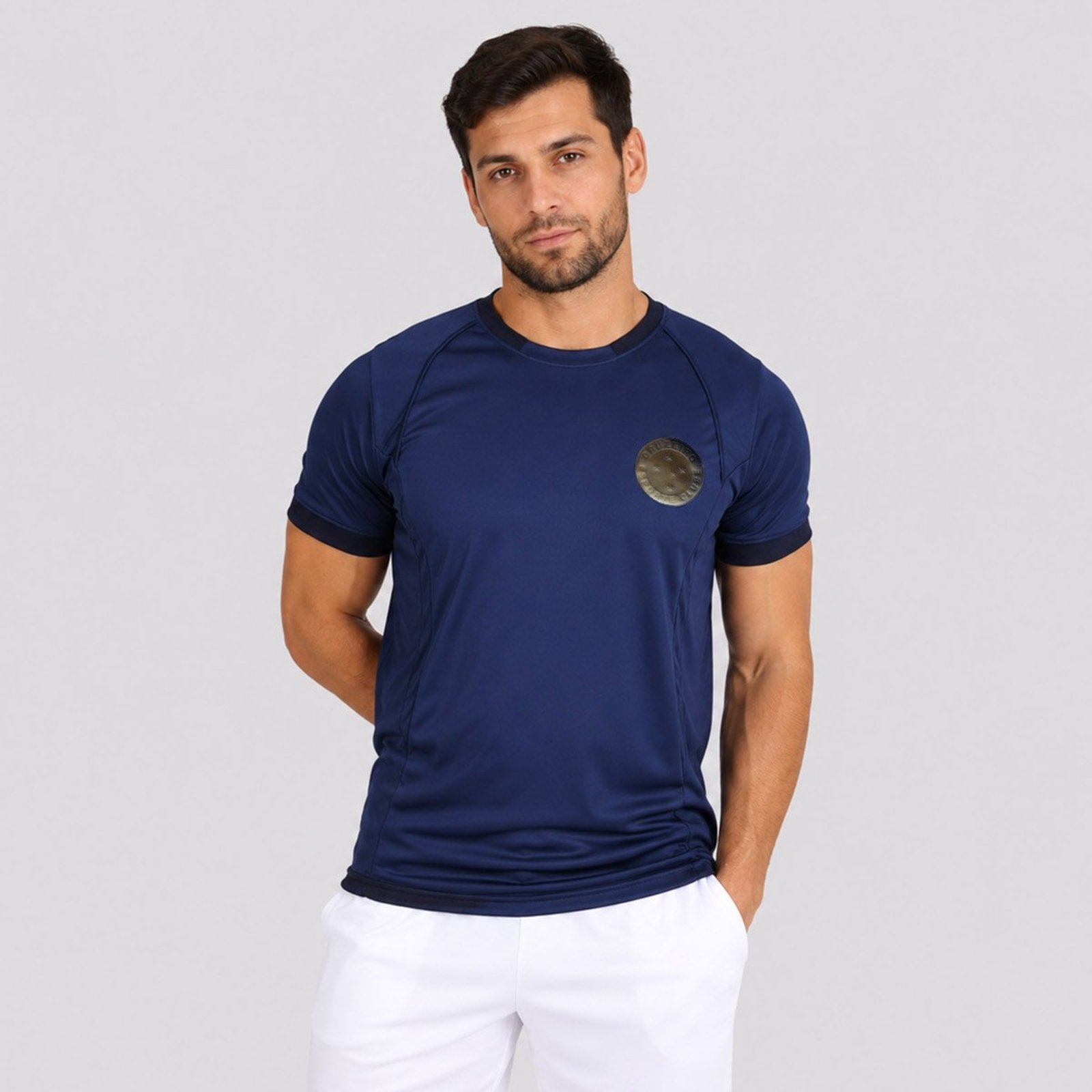 Camisa Cruzeiro Dry Azul Marinho