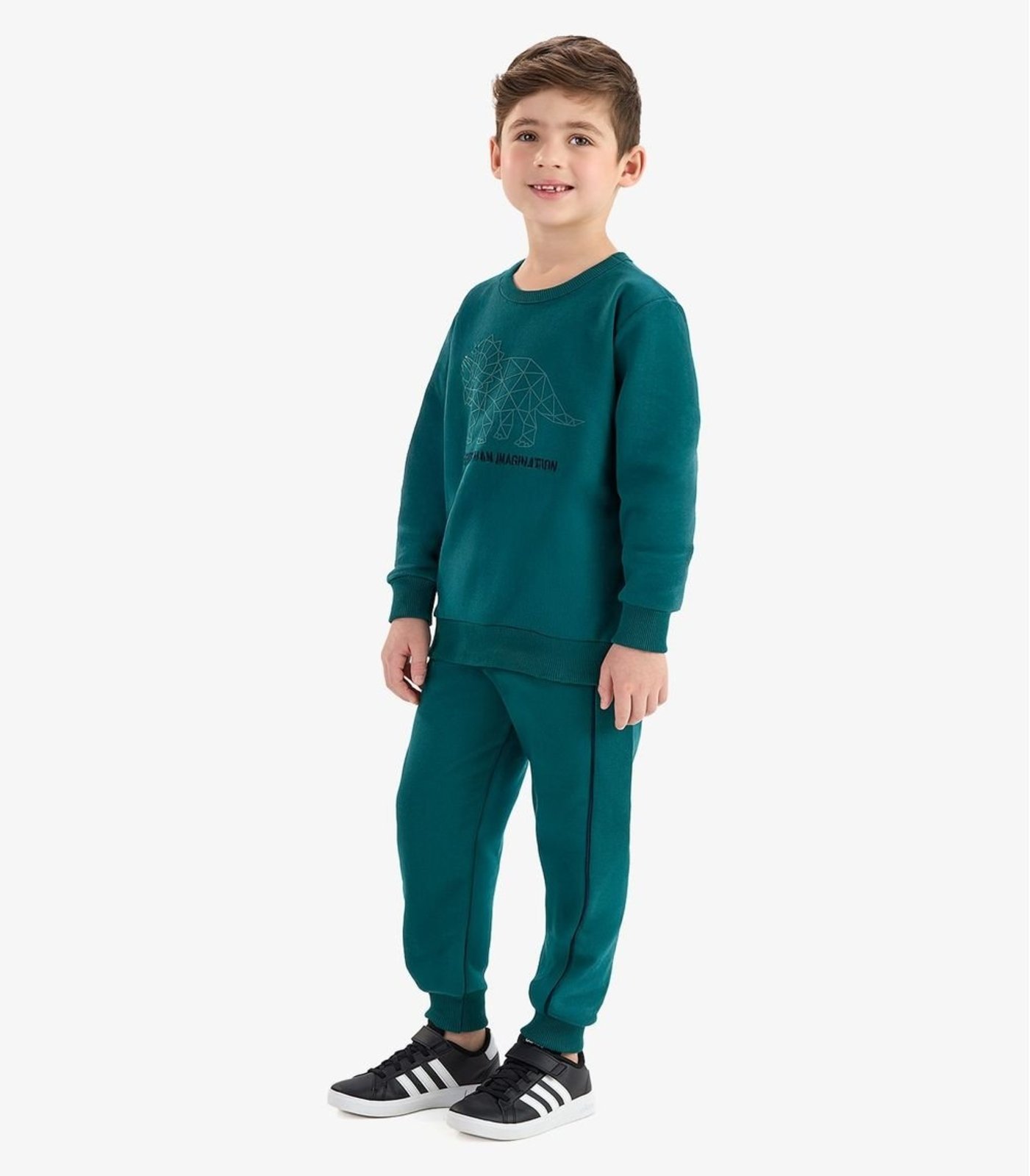Infantil - Conjunto Blusão e Calça Moletom Rovi Verde