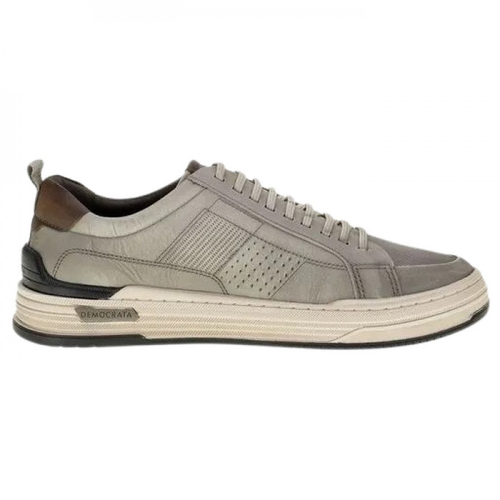 Vista 2 Sapatenis Democrata Denim Mike Cinza Clou 24 cinza denim DEMOCRATA cinza denim