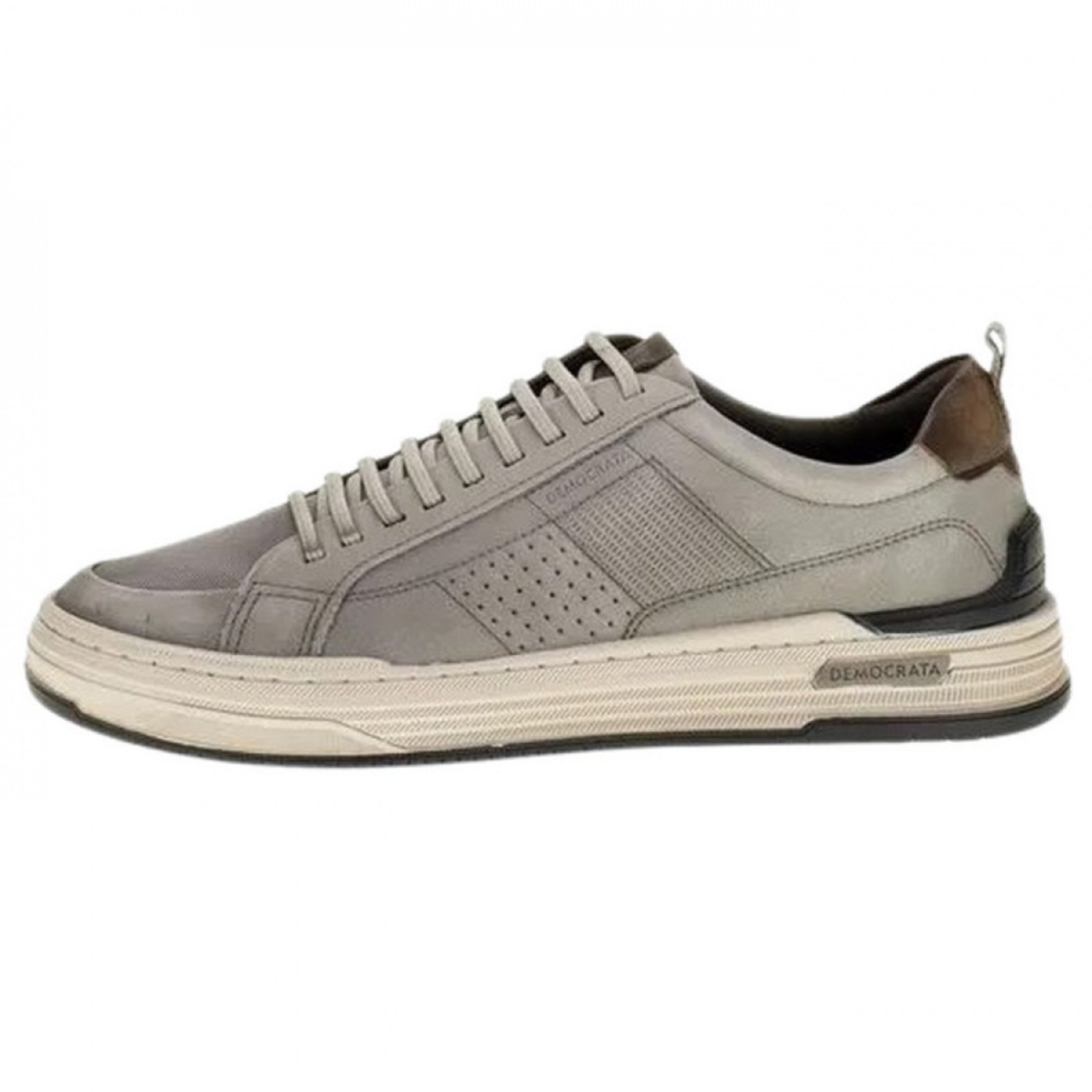 Vista 3 Sapatenis Democrata Denim Mike Cinza Clou 24 cinza denim DEMOCRATA cinza denim