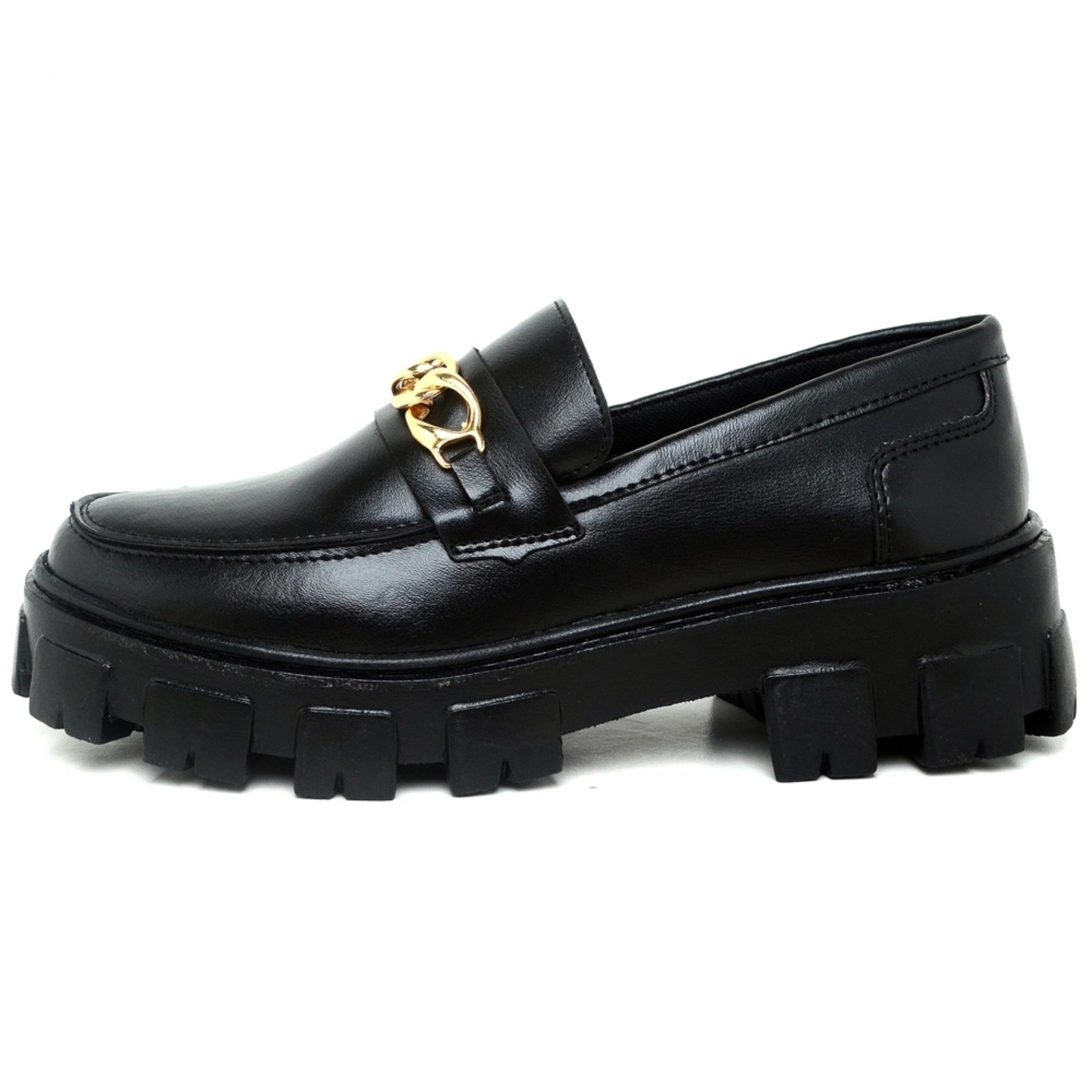 Sapato Masculino Mocassim Okford DUBUY 1413FG Preto
