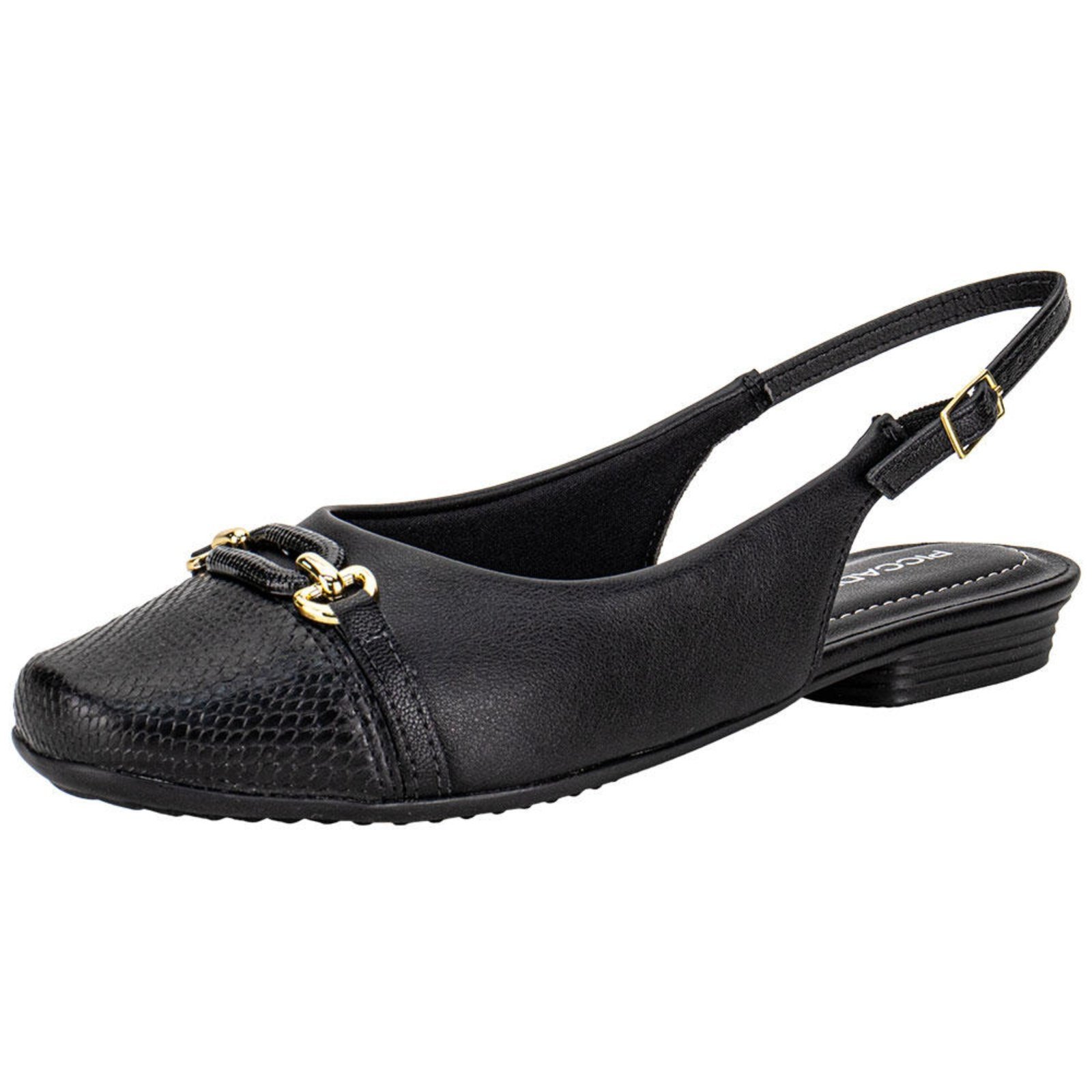 Sapato Feminino Mule Piccadilly 250269 0080269 Preto
