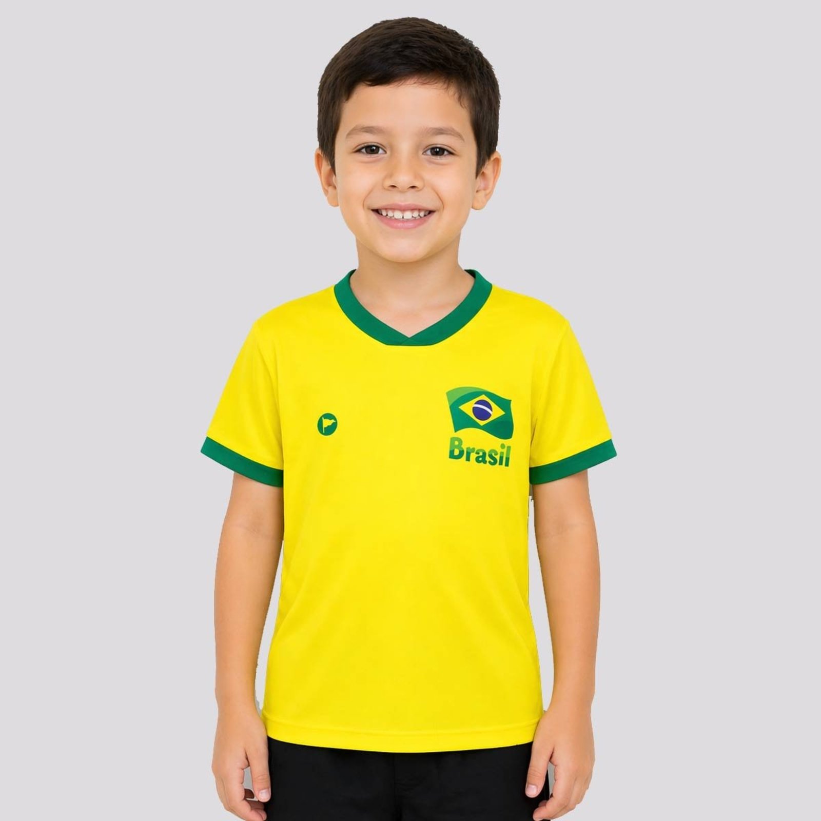 Camisa Brasil Flag Amarela