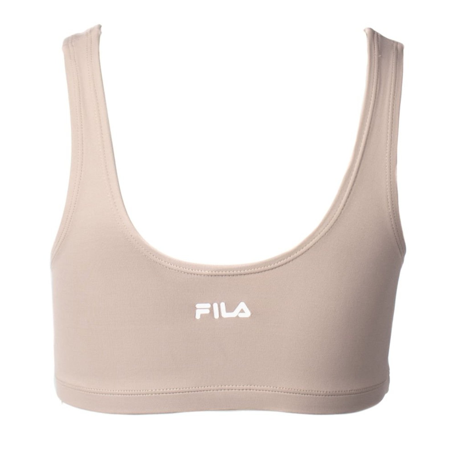 Vista 3 Top Feminino Fila Nadador Essential Sustentação Caqui cáqui caqui Fila cáqui caqui