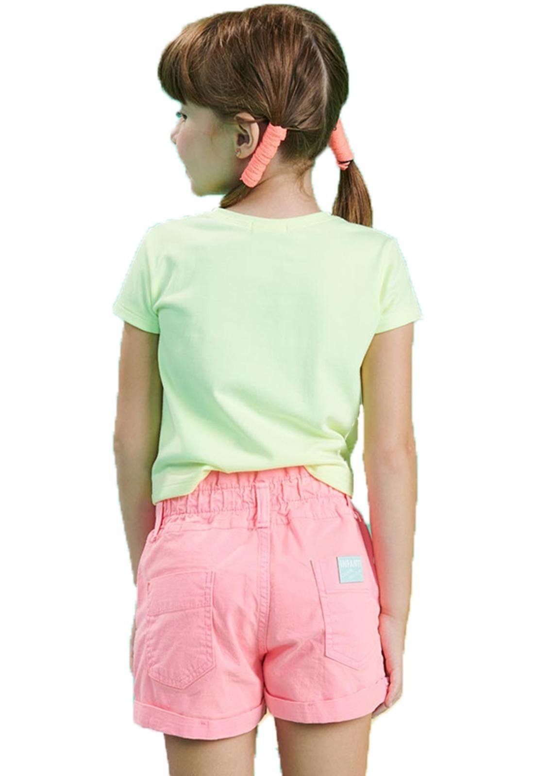 Vista 3 Infantil - Blusa Kind People Infanti Amarelo amarelo neon Infanti amarelo neon